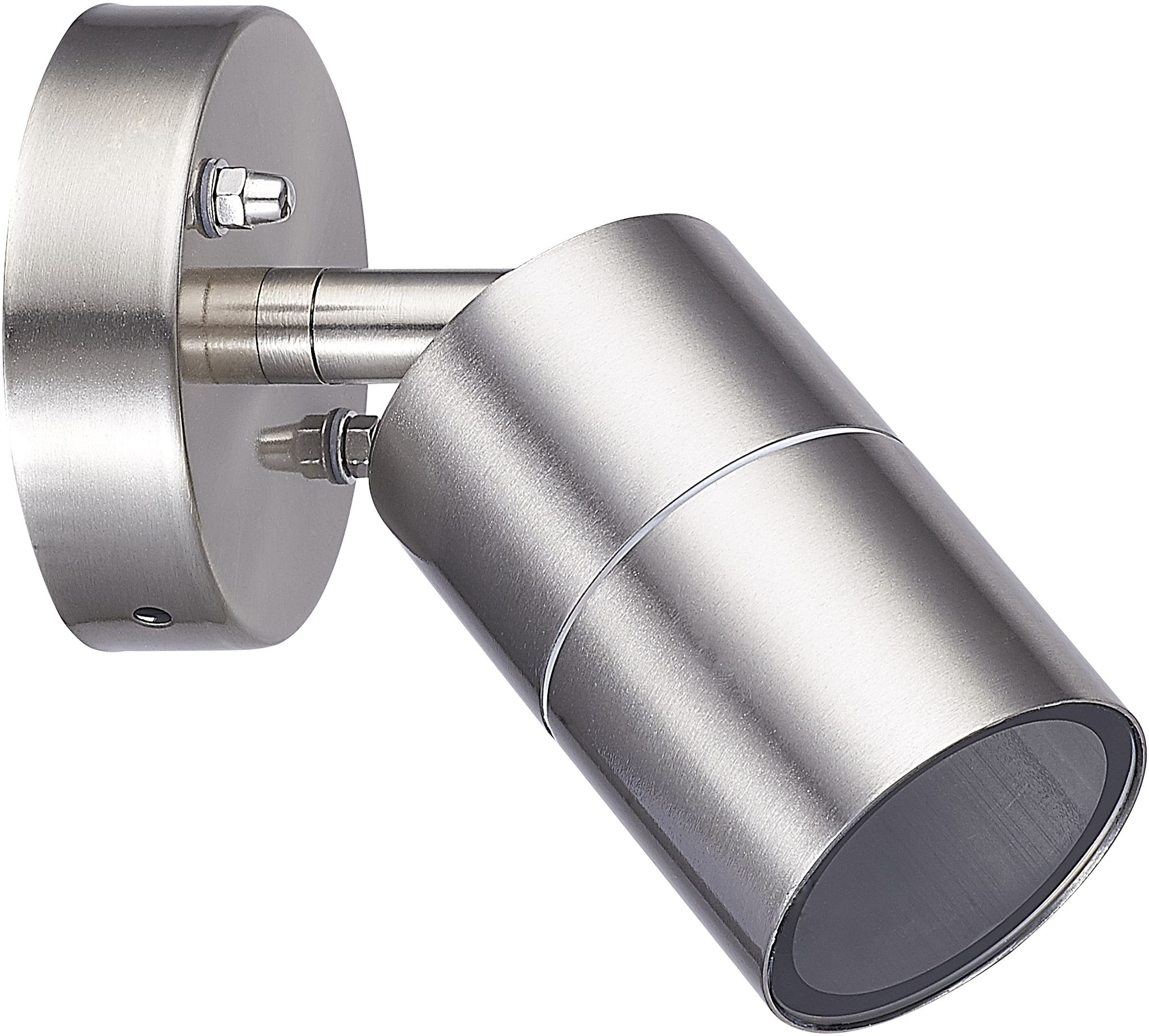 Goldlux Olimp vonkajšie nástenné svietidlo 1x8 W strieborná 208842