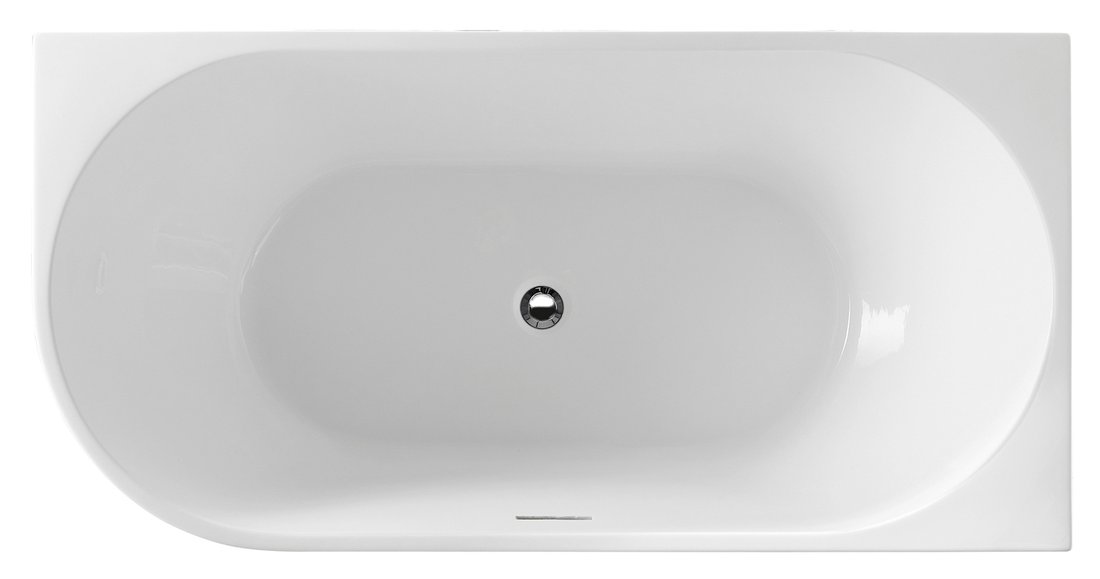 Aqualine Tibera nástenná vaňa 140x70 cm biela E1055