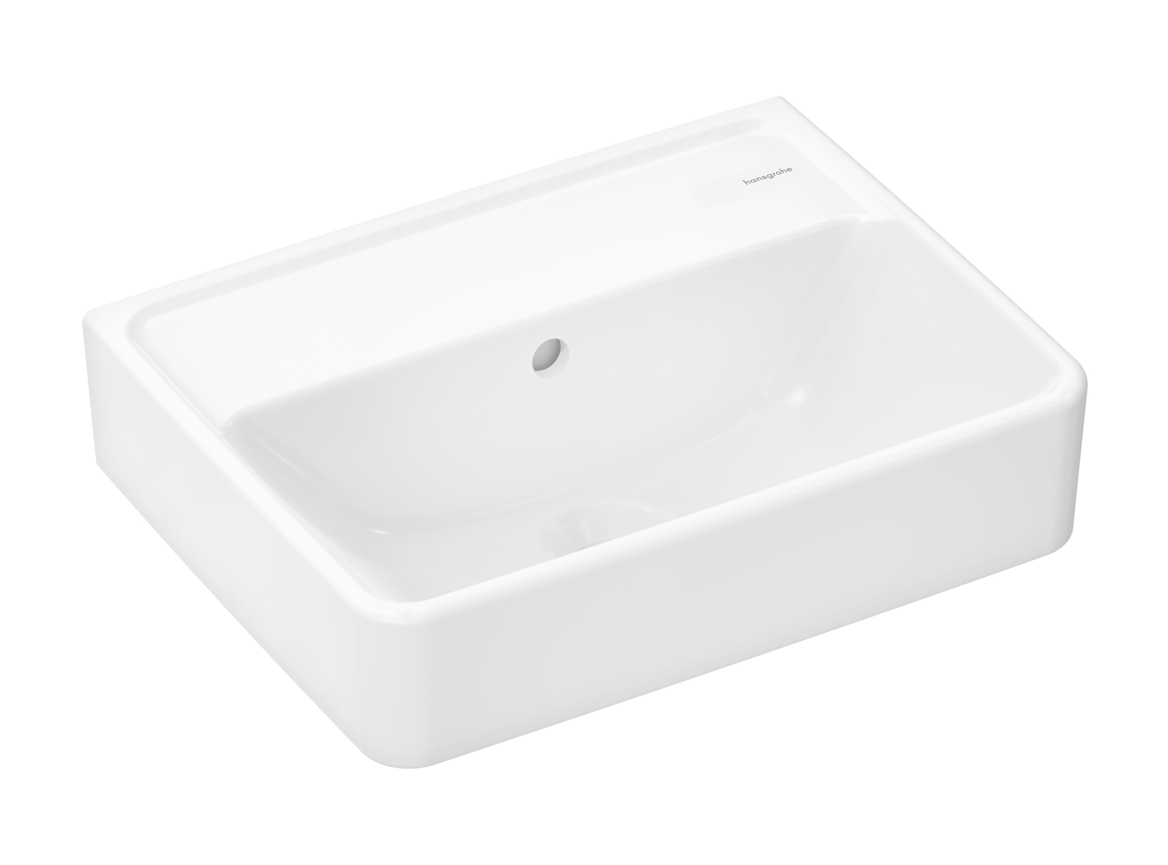 Hansgrohe Xanuia Q umývadlo 45x34 cm obdĺžnik klasické umývadlo biela 60229450