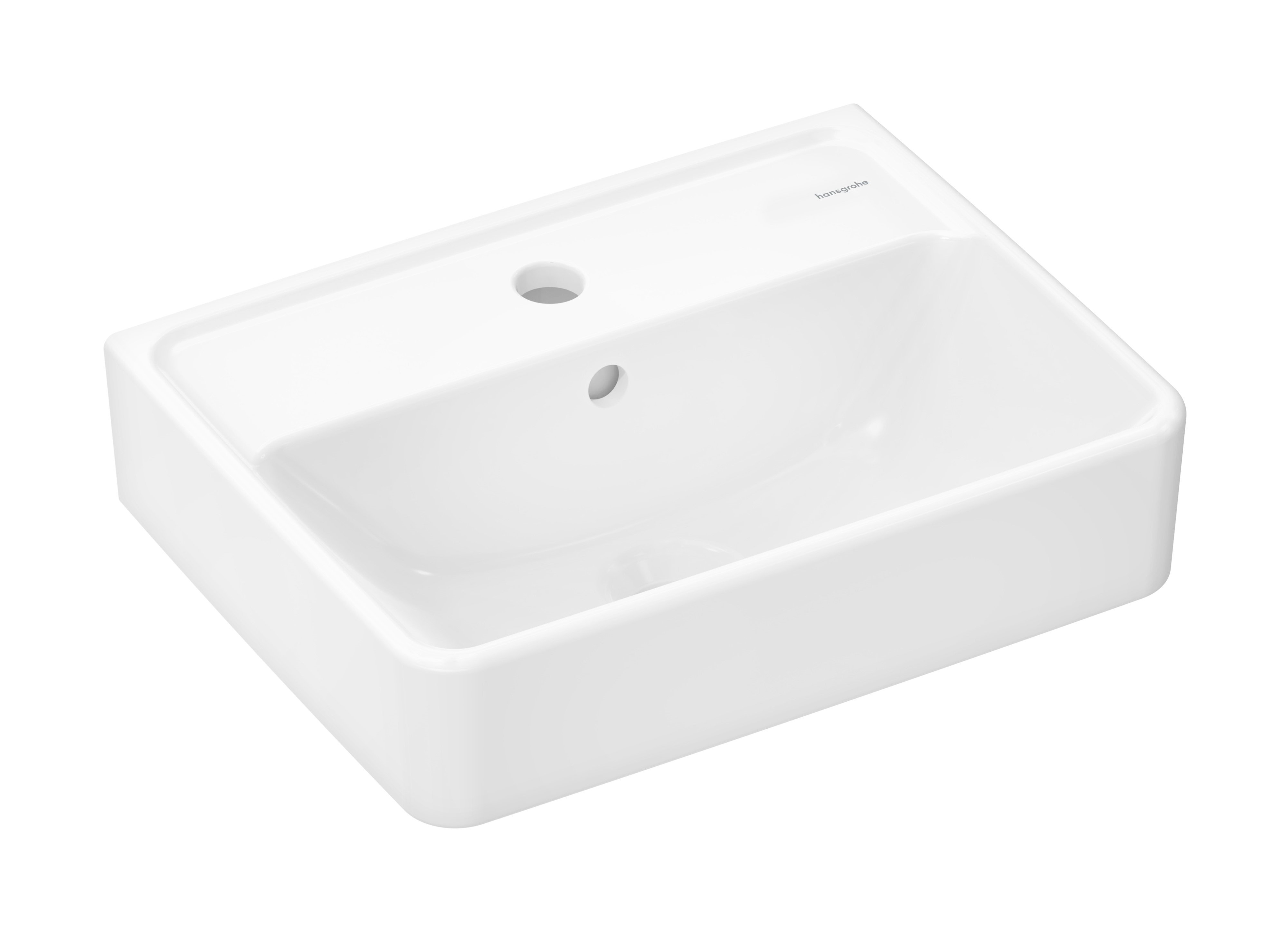 Hansgrohe Xanuia Q umývadlo 45x34 cm obdĺžnik klasické umývadlo biela 61007450