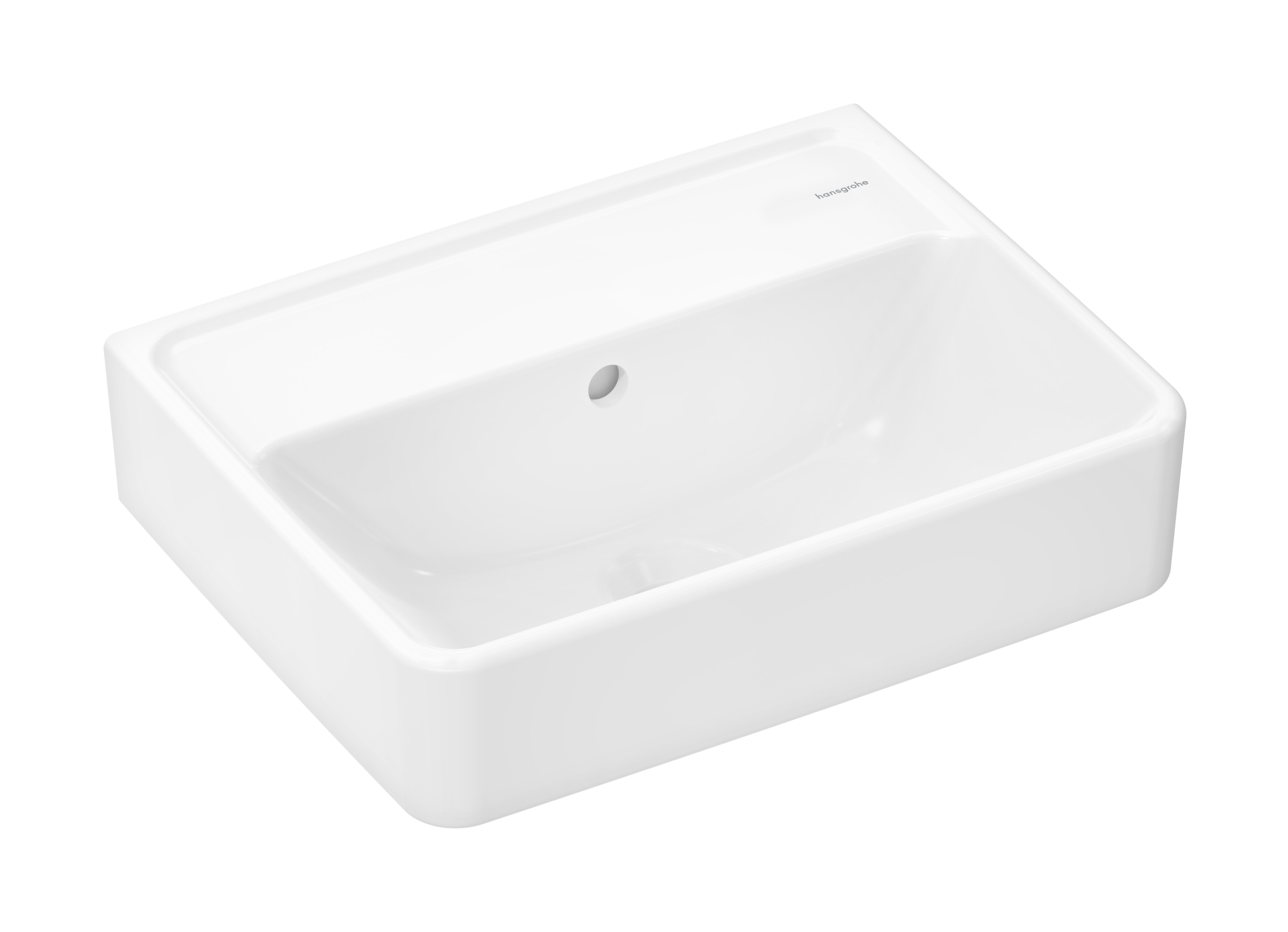 Hansgrohe Xanuia Q umývadlo 45x34 cm obdĺžnik klasické umývadlo biela 61140450