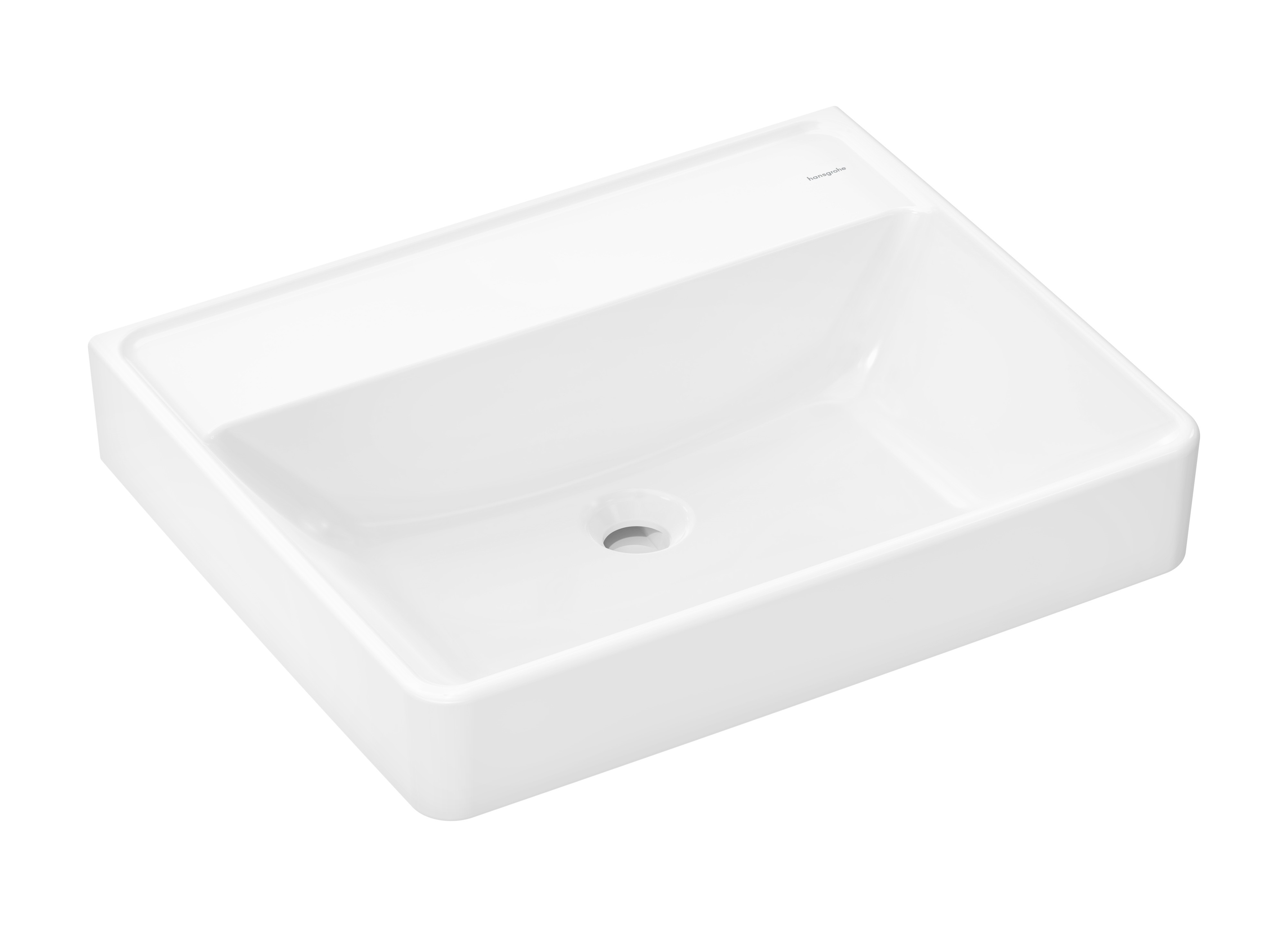 Hansgrohe Xanuia Q umývadlo 60x48 cm obdĺžnik klasické umývadlo biela 60242450