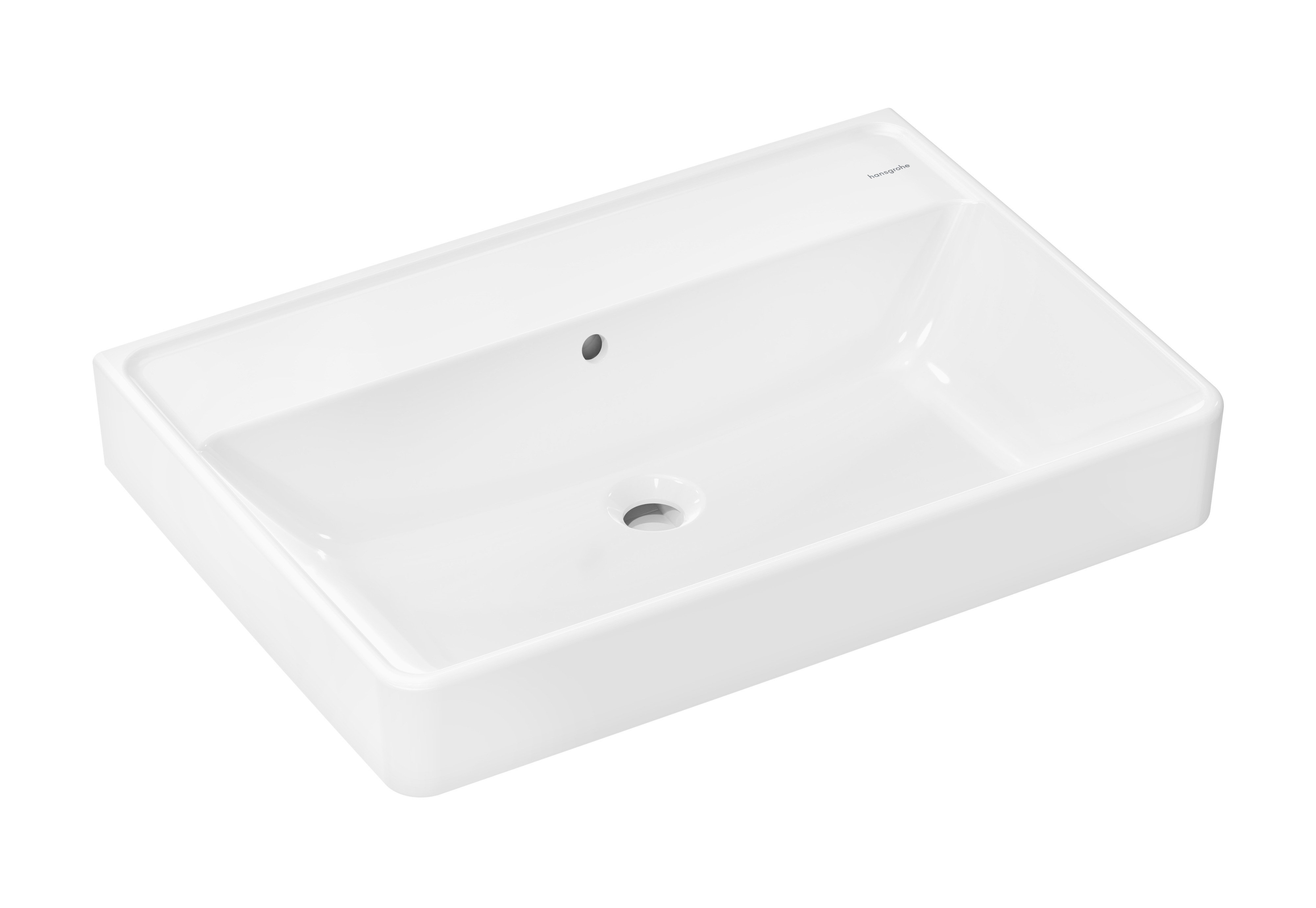 Hansgrohe Xanuia Q umývadlo 70x48 cm obdĺžnik klasické umývadlo biela 60222450