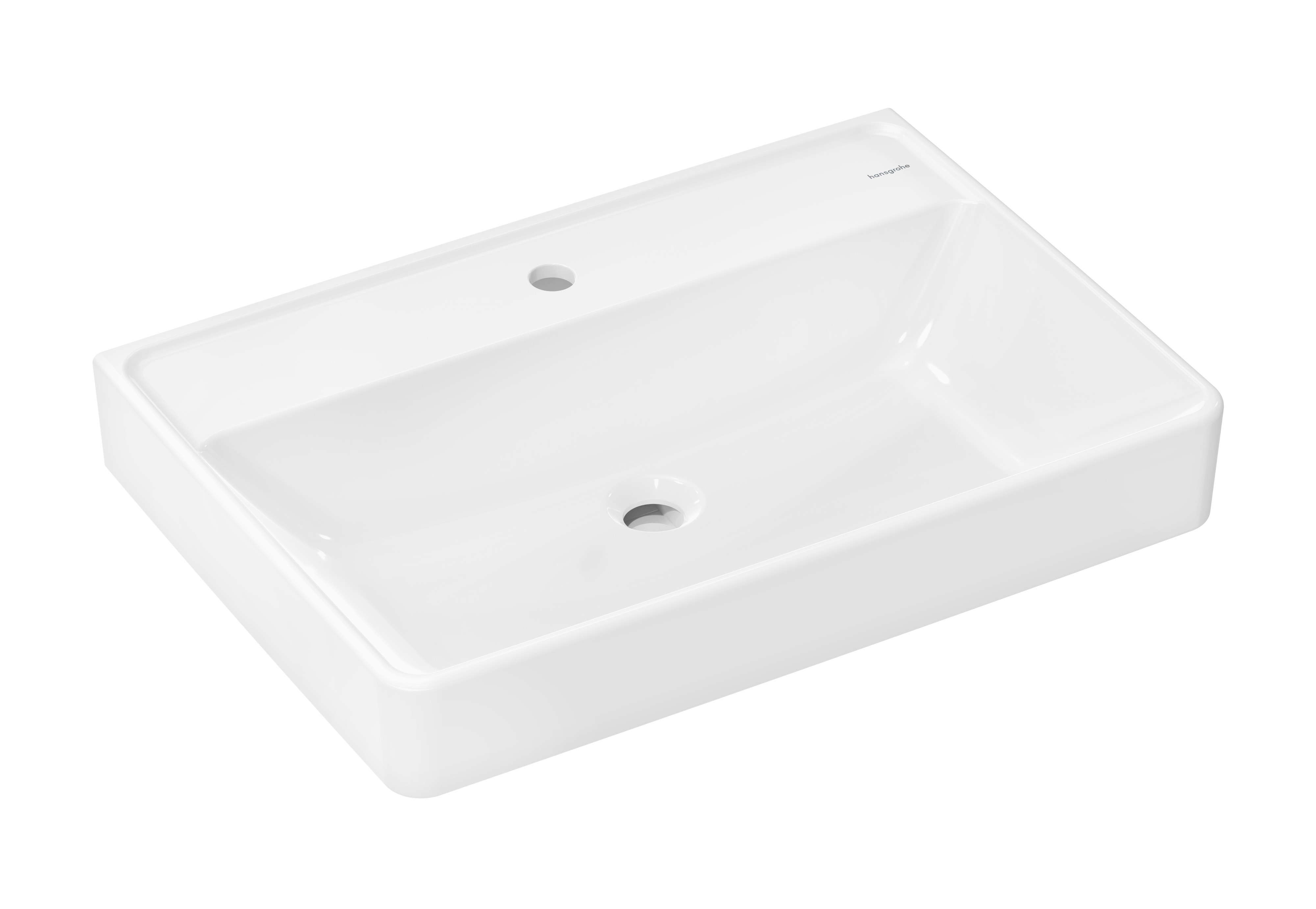 Hansgrohe Xanuia Q umývadlo 70x48 cm obdĺžnik klasické umývadlo biela 60223450
