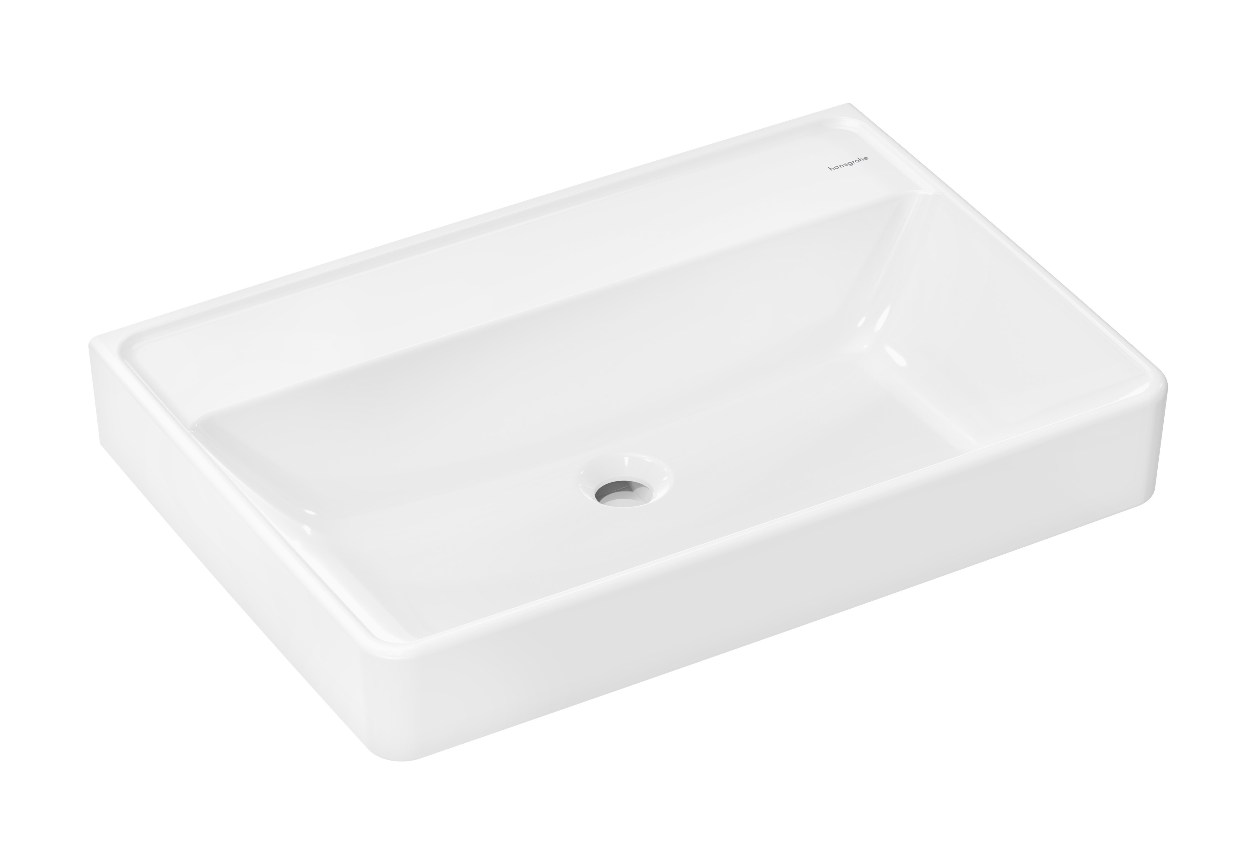 Hansgrohe Xanuia Q umývadlo 70x48 cm obdĺžnik klasické umývadlo biela 60224450