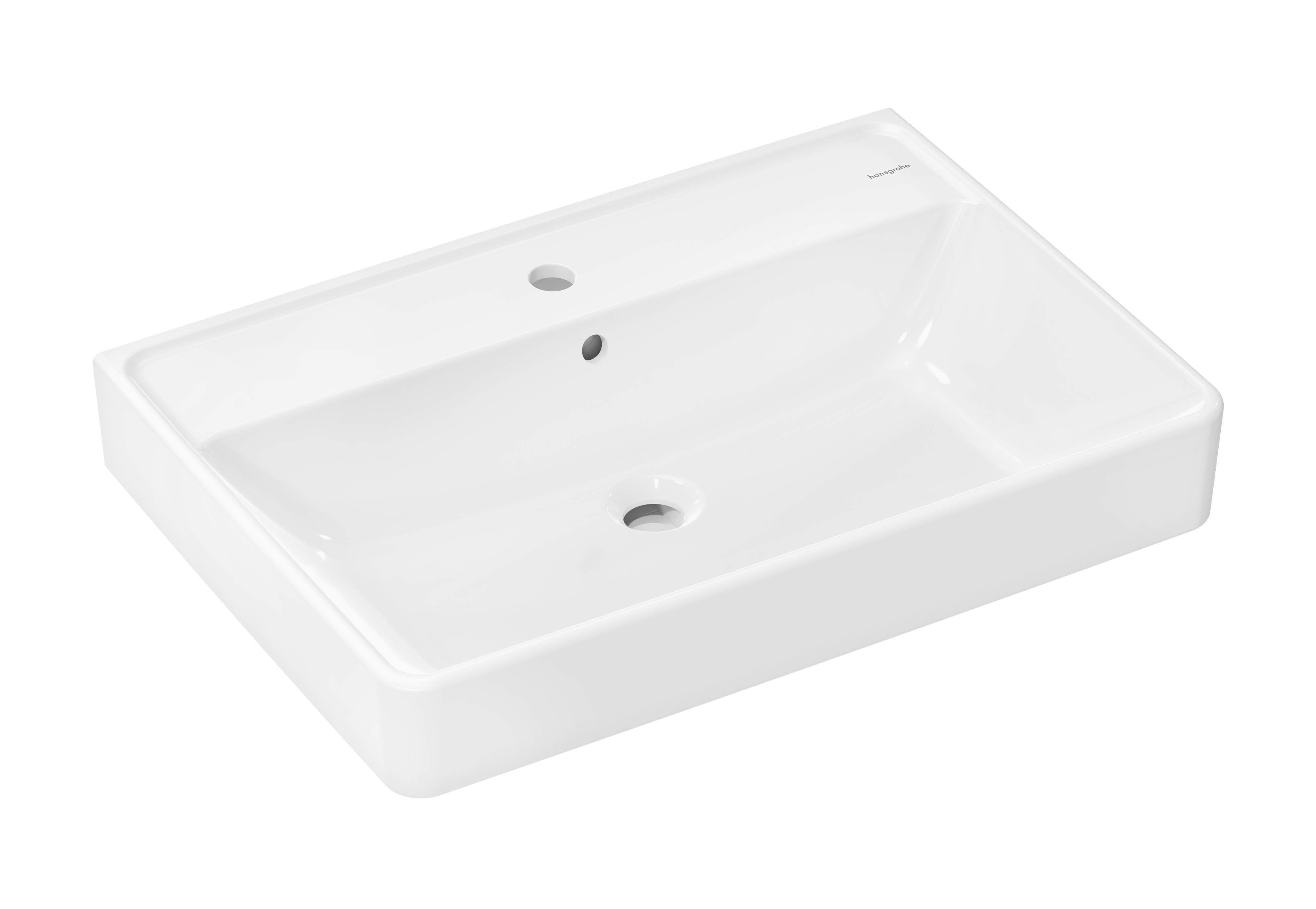 Hansgrohe Xanuia Q umývadlo 70x48 cm obdĺžnik klasické umývadlo biela 60221450