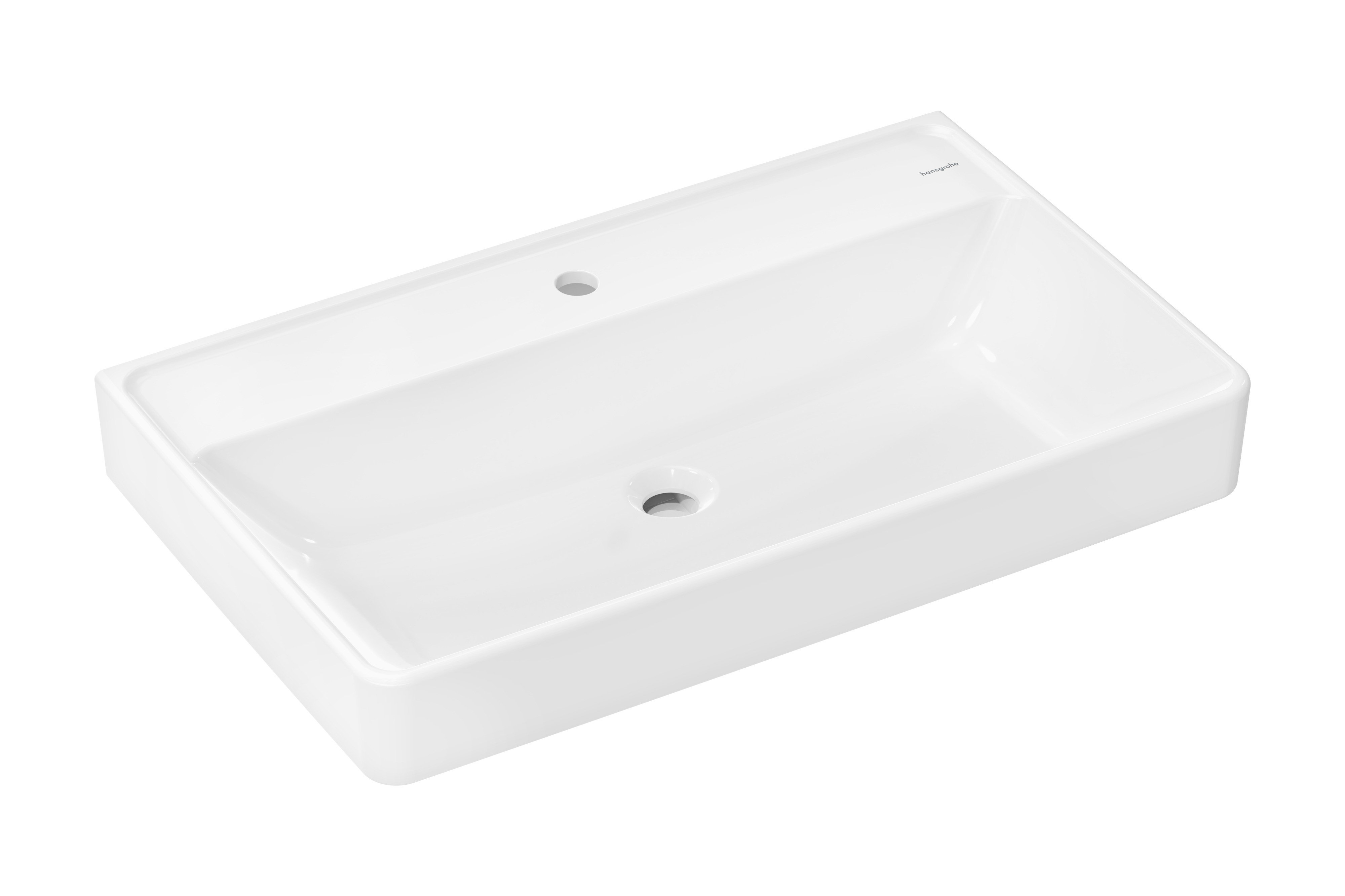 Hansgrohe Xanuia Q umývadlo 80x48 cm obdĺžnik klasické umývadlo biela lesklá 61138450
