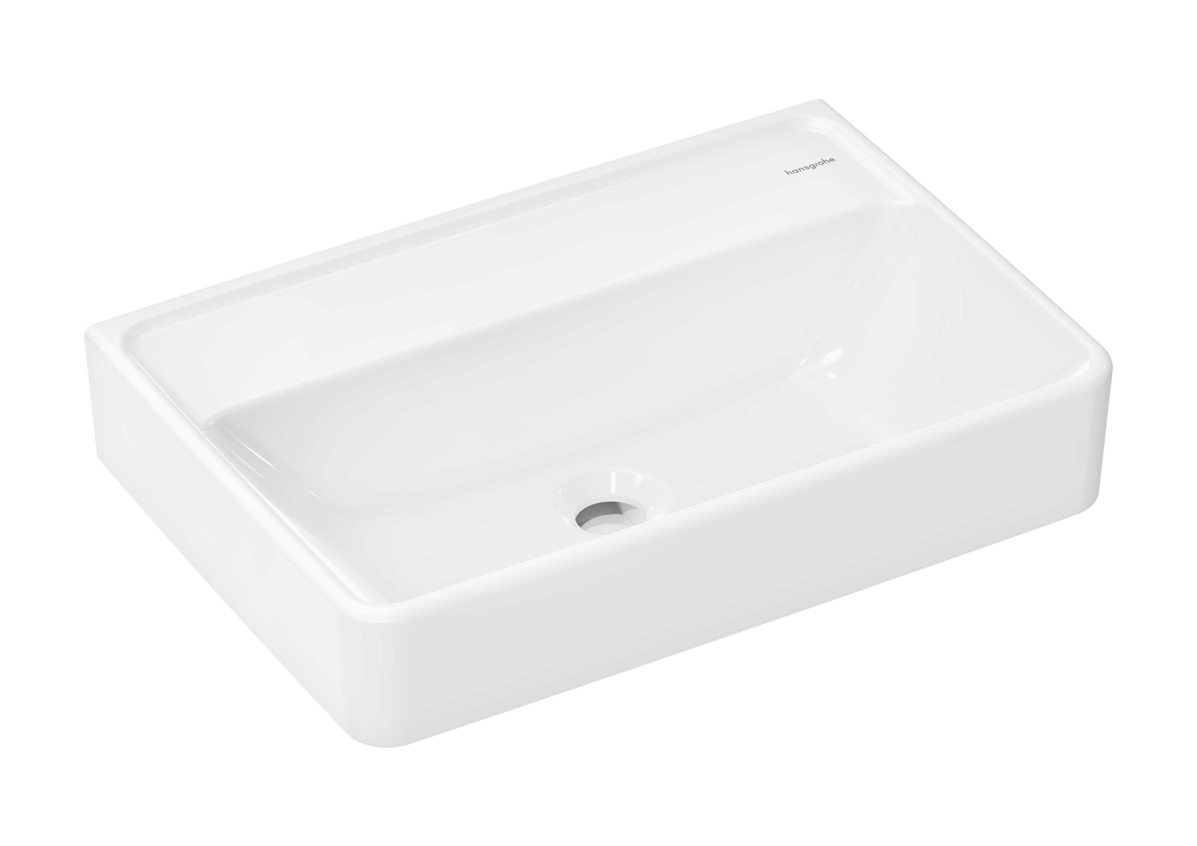 Hansgrohe Xanuia Q umývadlo 55x37 cm obdĺžnik klasické umývadlo biela 60212450