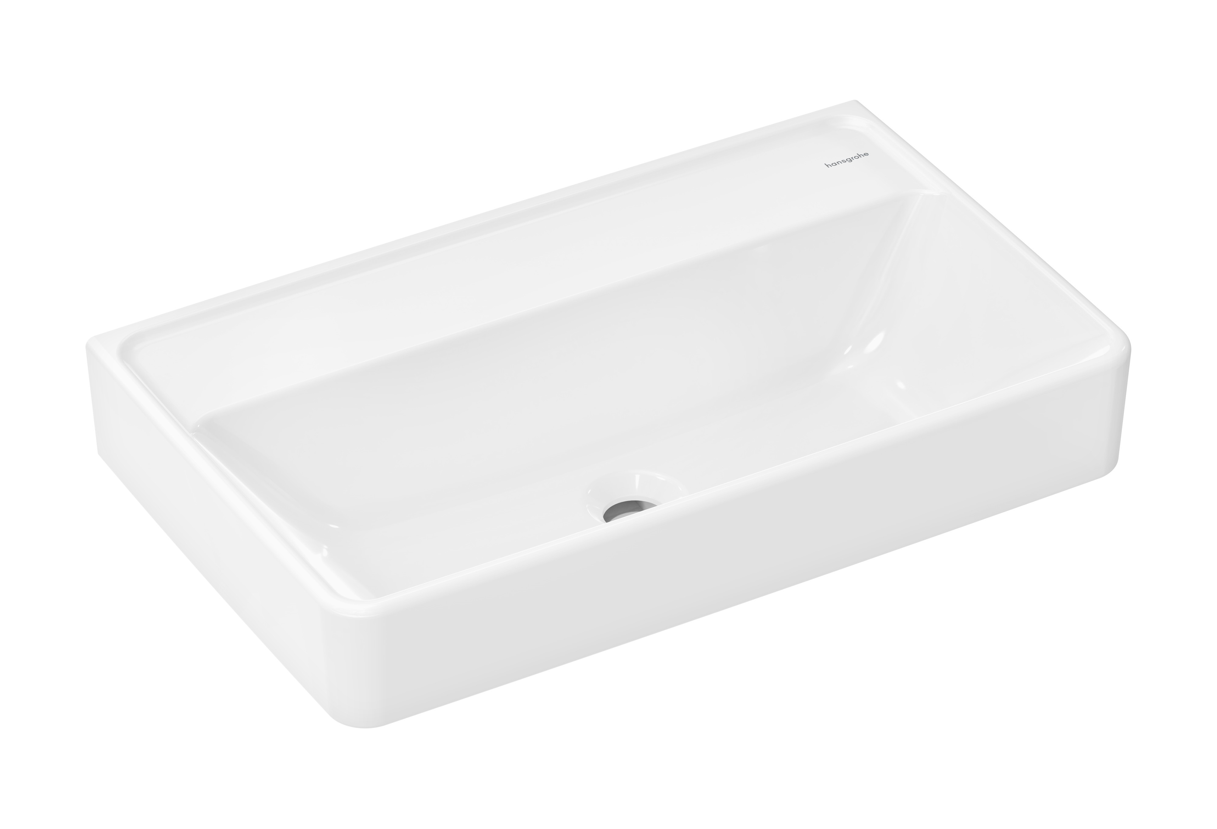 Hansgrohe Xanuia Q umývadlo 65x39 cm obdĺžnik klasické umývadlo biela 60220450