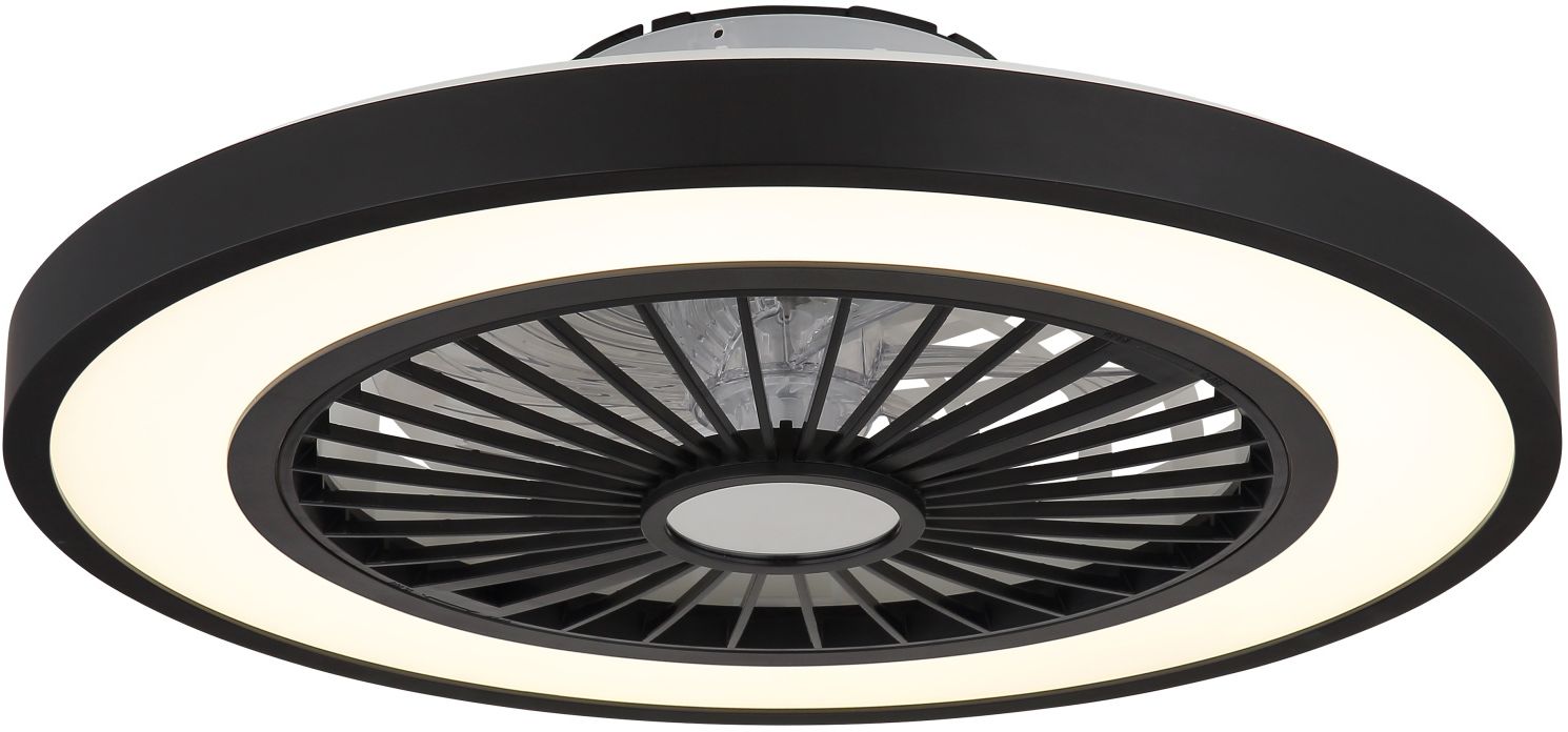 Globo Lighting Blizzak stropný ventilátor 1x45 W biela-čierna 03653