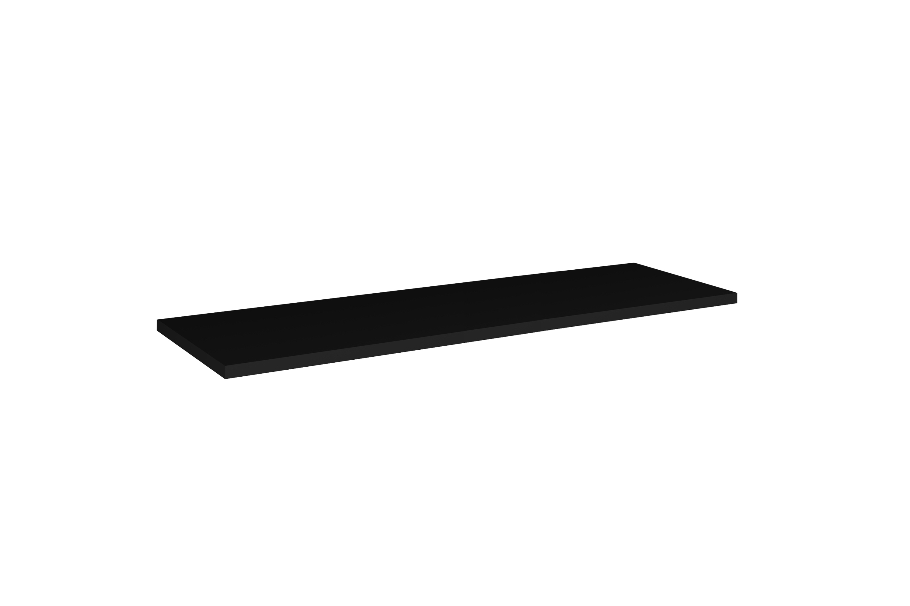 Comad Nova Black doska 120.4x40 cm čierna NOVA BLACK B 89-120