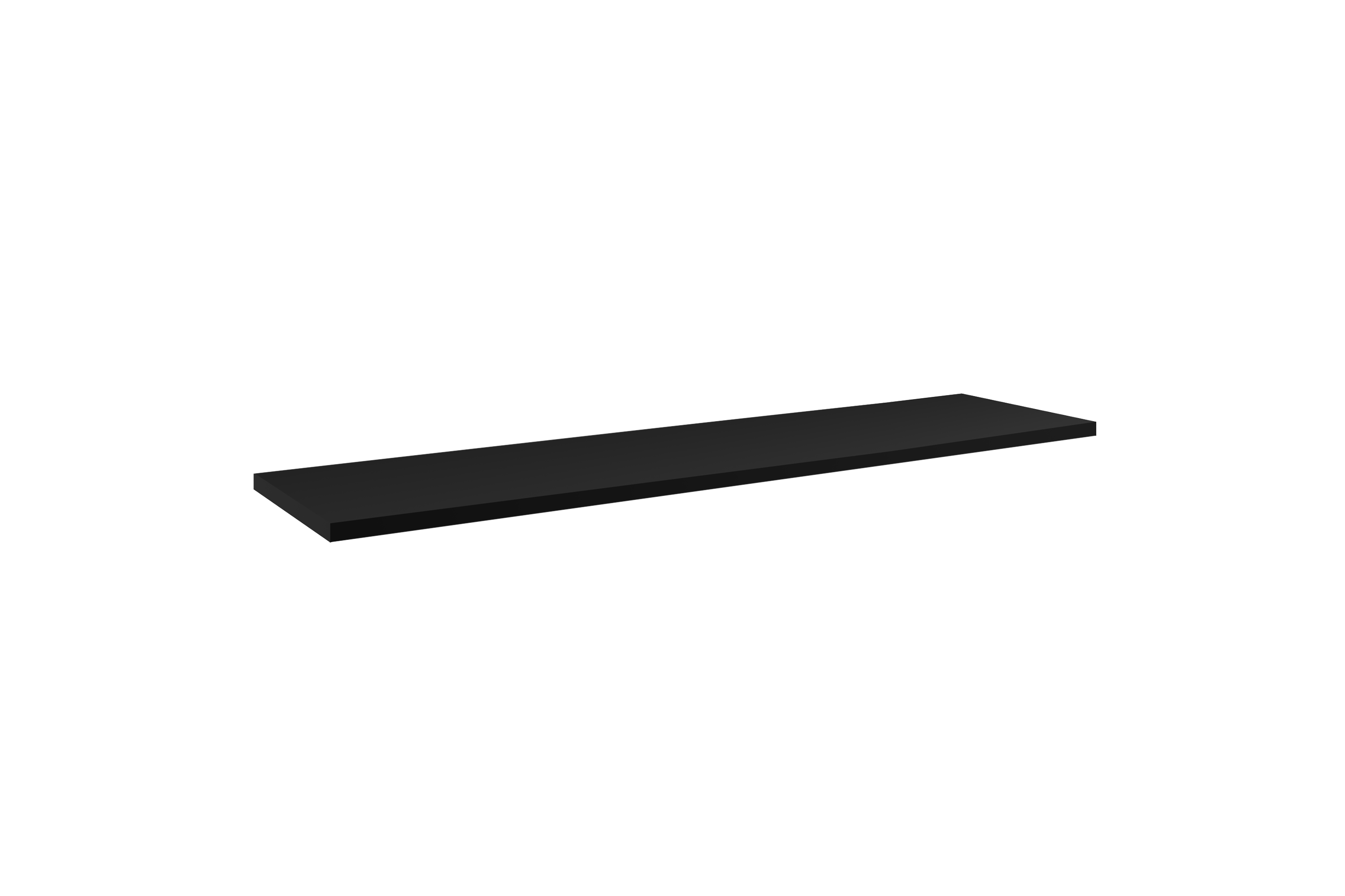 Comad Nova Black doska 160.4x40 cm čierna NOVA BLACK B 89-160