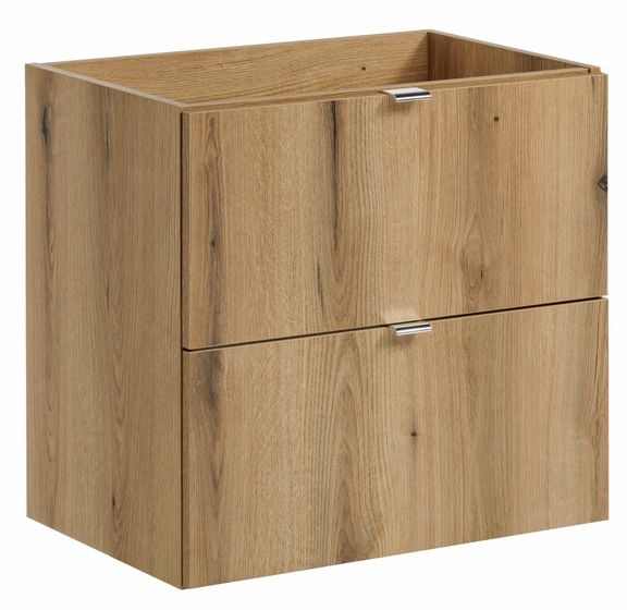 Comad Nova Oak skrinka 60x39x57 cm závesná kúpeľňová skrinka pod umývadlo dub NOVA OAK A 82-60-2S