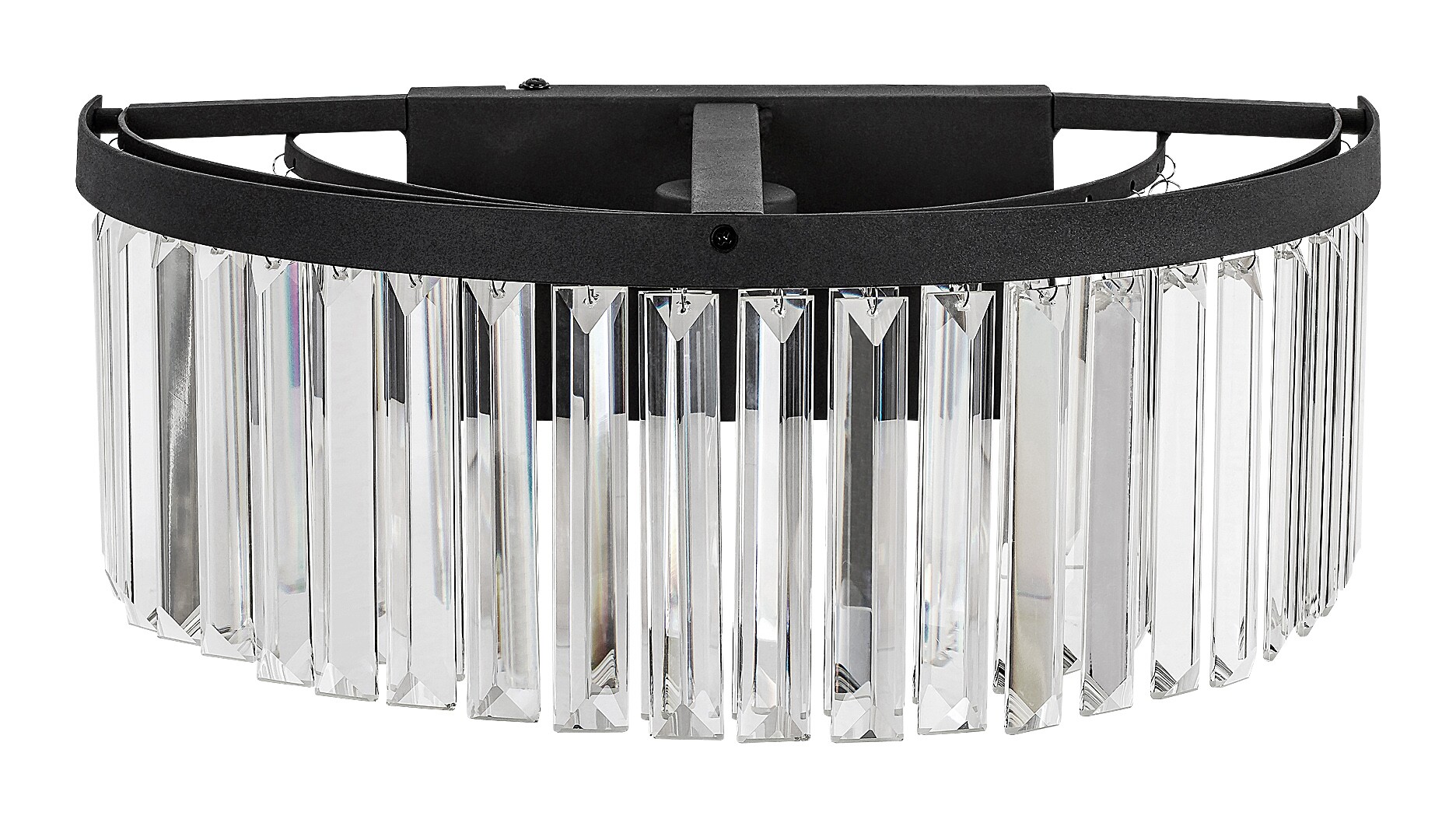 Rabalux Eloisa nástenná lampa 1x25 W čierna-priehľadná 71092