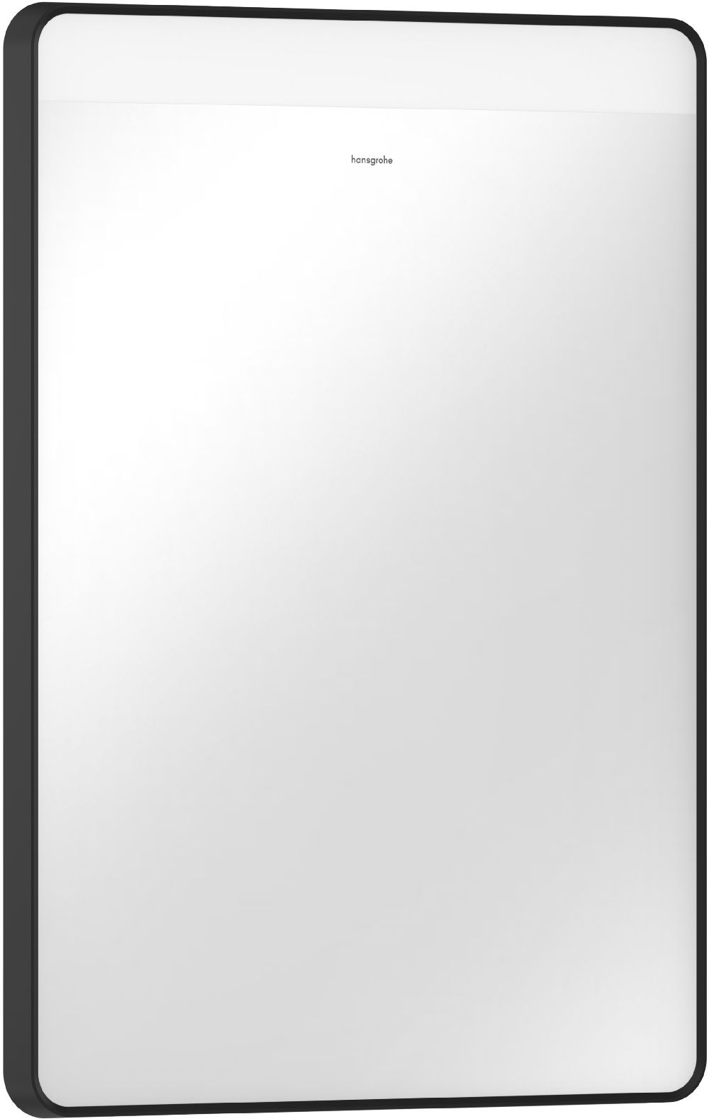 Hansgrohe Xarita Lite Q zrkadlo 50x70 cm odĺžnikový s osvetlením čierna 54956670
