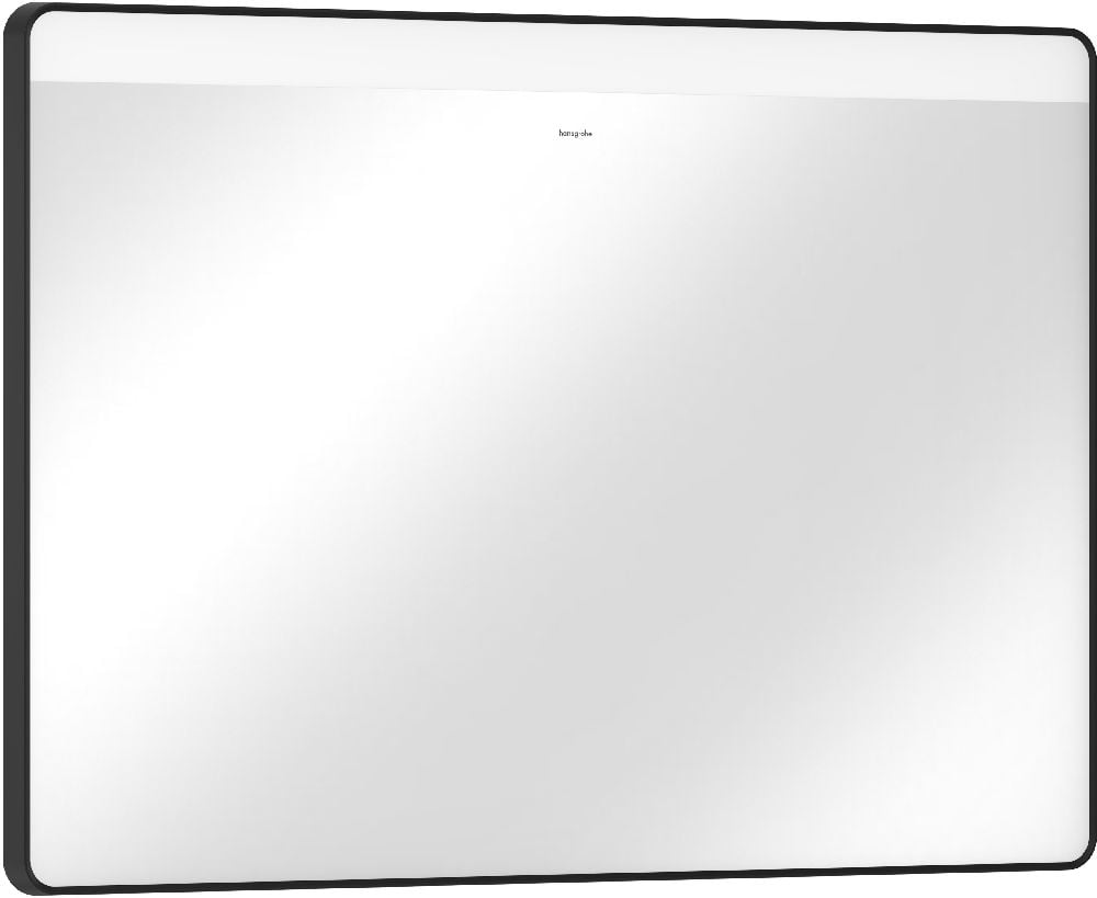 Hansgrohe Xarita Lite Q zrkadlo 100x70 cm odĺžnikový s osvetlením čierna 54959670