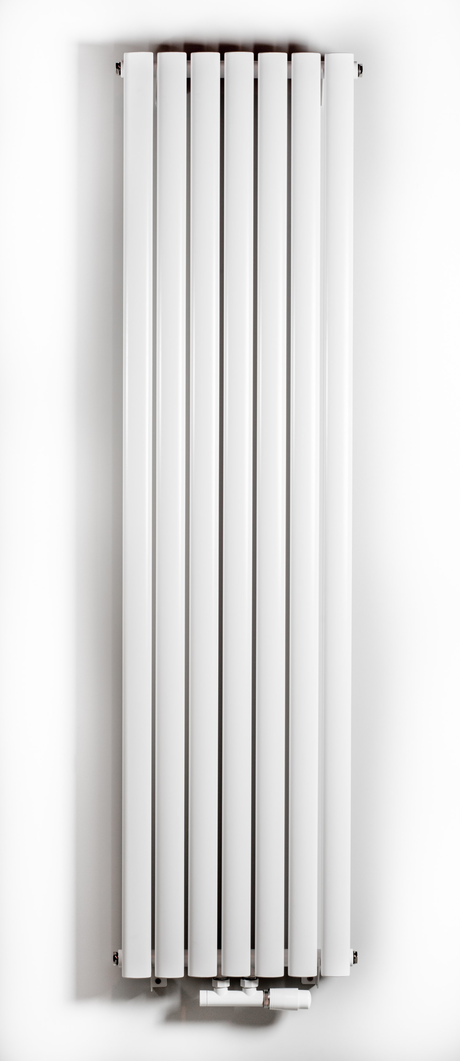 Luxrad Ring dekoratívny radiátor 160x41 cm podłączenie dolné biela RIN16004109003ZDC