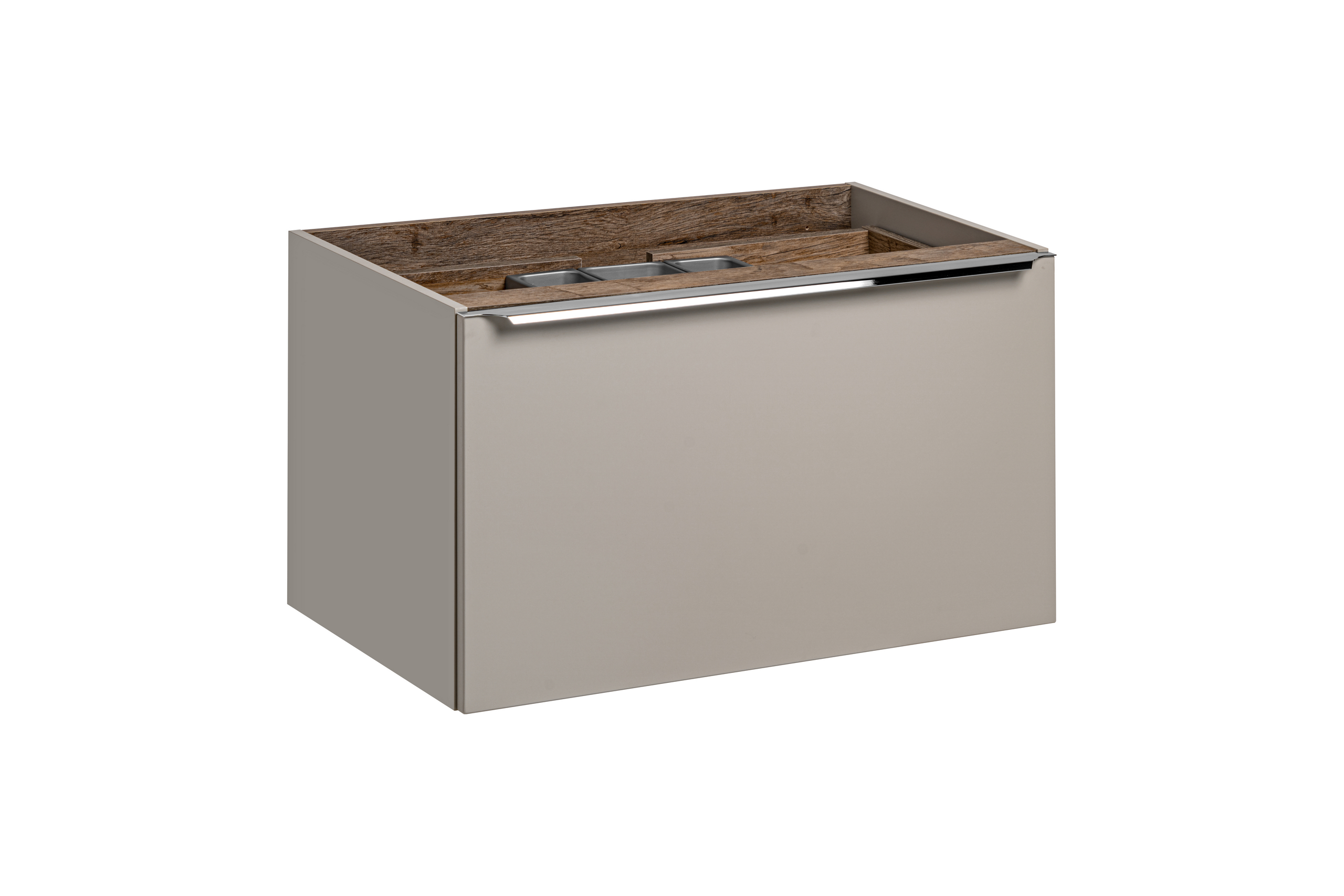 Comad Santa Fe Taupe skrinka 80x46x46 cm závesná kúpeľňová skrinka pod umývadlo sivá SANTA FE TAUPE 82-80-B-2S