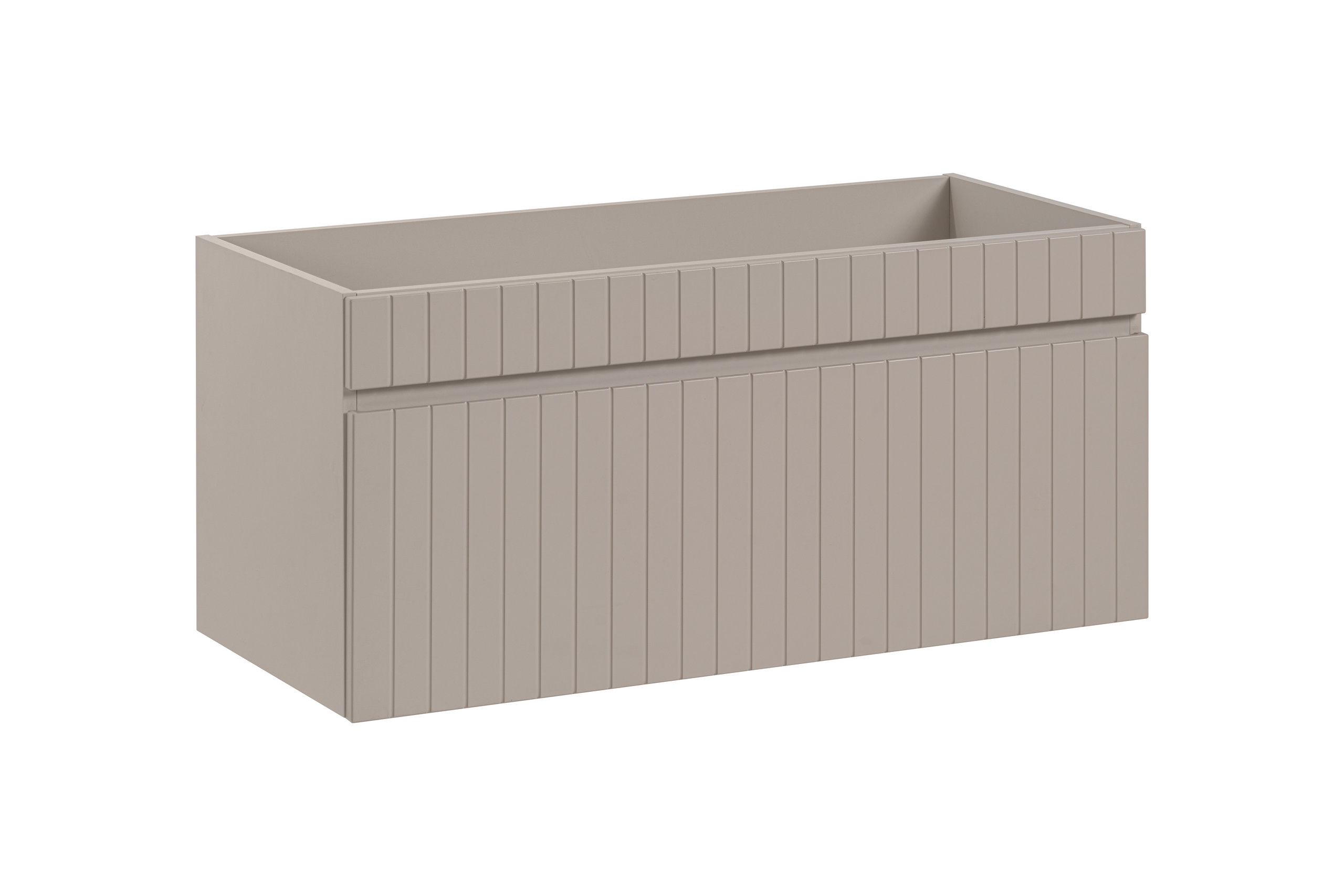 Comad Iconic Cashmere skrinka 100x46x46 cm závesná kúpeľňová skrinka pod umývadlo béžová ICONIC CASHMERE 82-100-D-1S