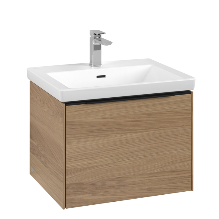 Villeroy & Boch Subway 3.0 skrinka 57.2x47.8x42.9 cm závesná kúpeľňová skrinka pod umývadlo dub C577L1VJ