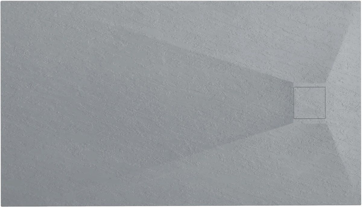 Rea Magnum Grey obdĺžniková sprchová vanička 100x80 cm sivá REA-K4107