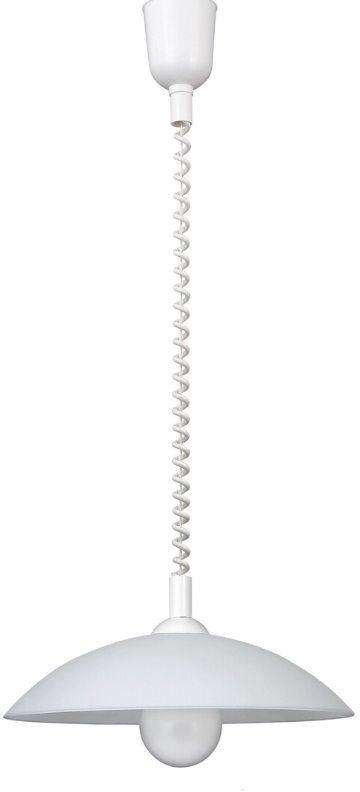 Rabalux Round závesné svietidlo 1x60 W biela 4780