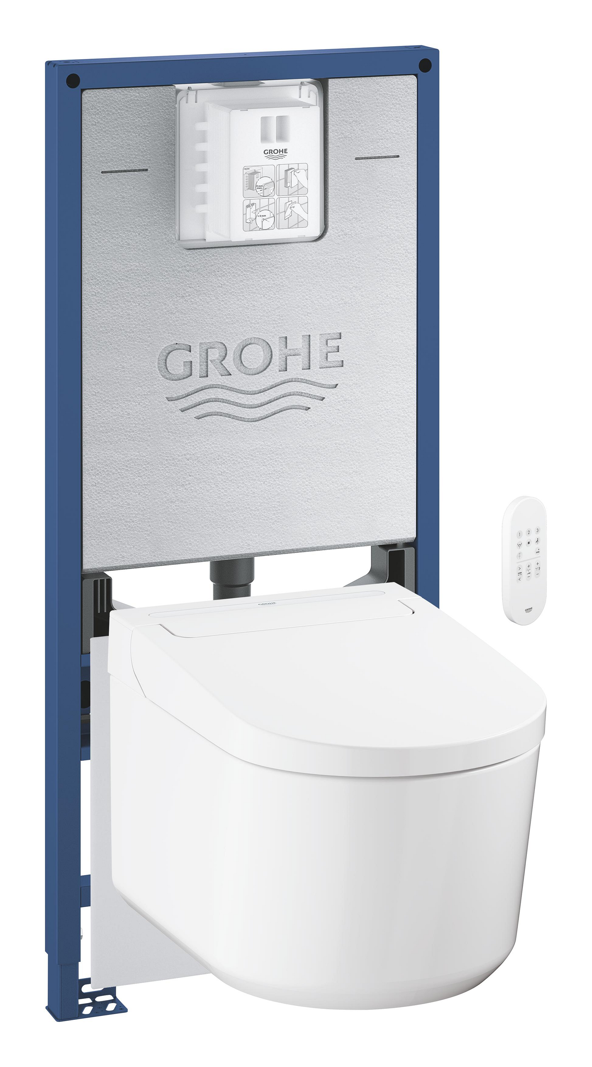 Grohe Rapid SLX umývací záchod s rámom závesná bez splachovacieho kruhu biela 36509SH0