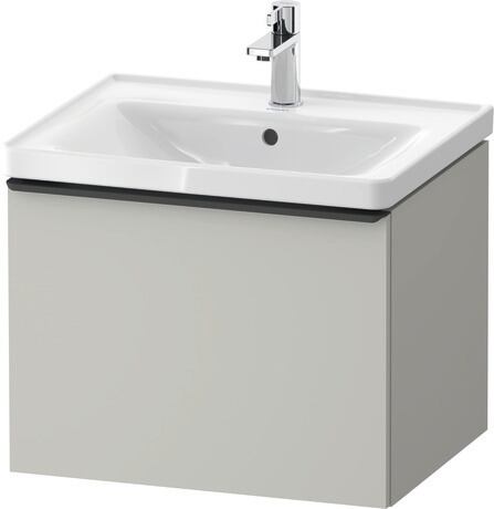 Duravit D-Neo skrinka 58.4x45.2x44 cm závesná kúpeľňová skrinka pod umývadlo sivá DE4249004220000