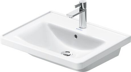 Duravit D-Neo umývadlo 60x48 cm obdĺžnik umývadlo na nábytok biela 2367600060