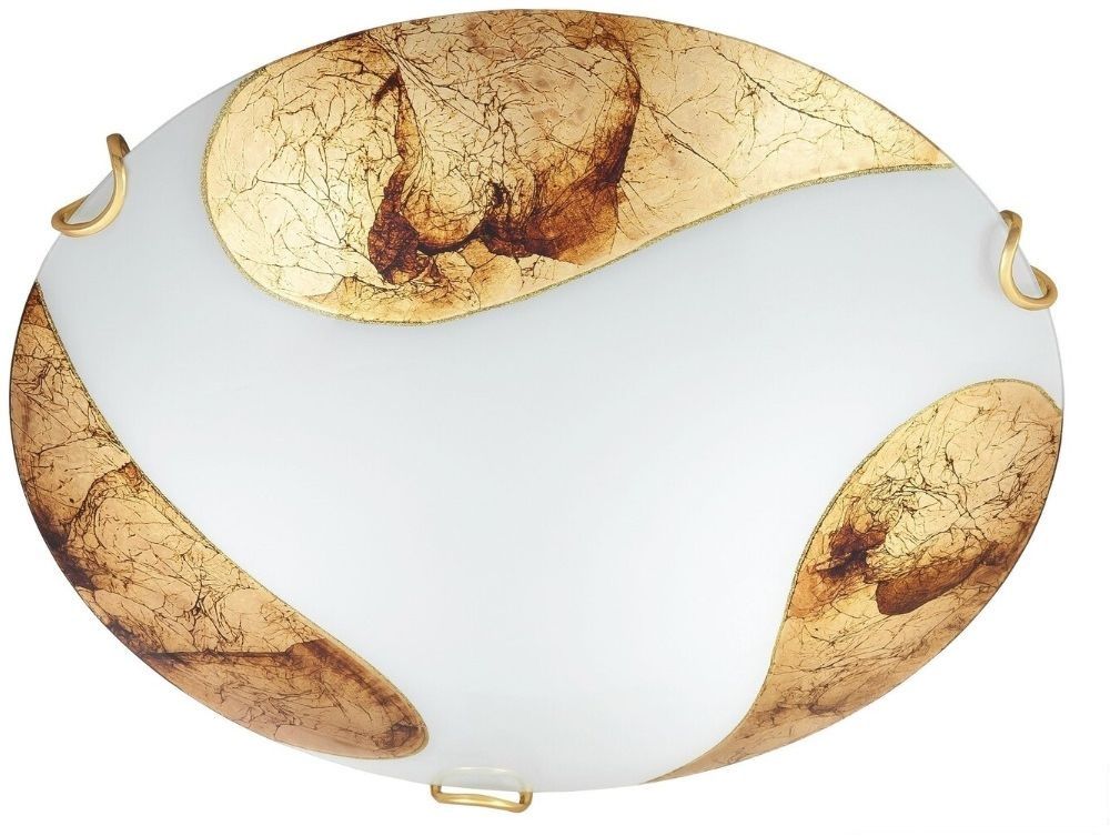 Rabalux Art Gold stropné svietidlo 1x60 W biela-zlatá 1941