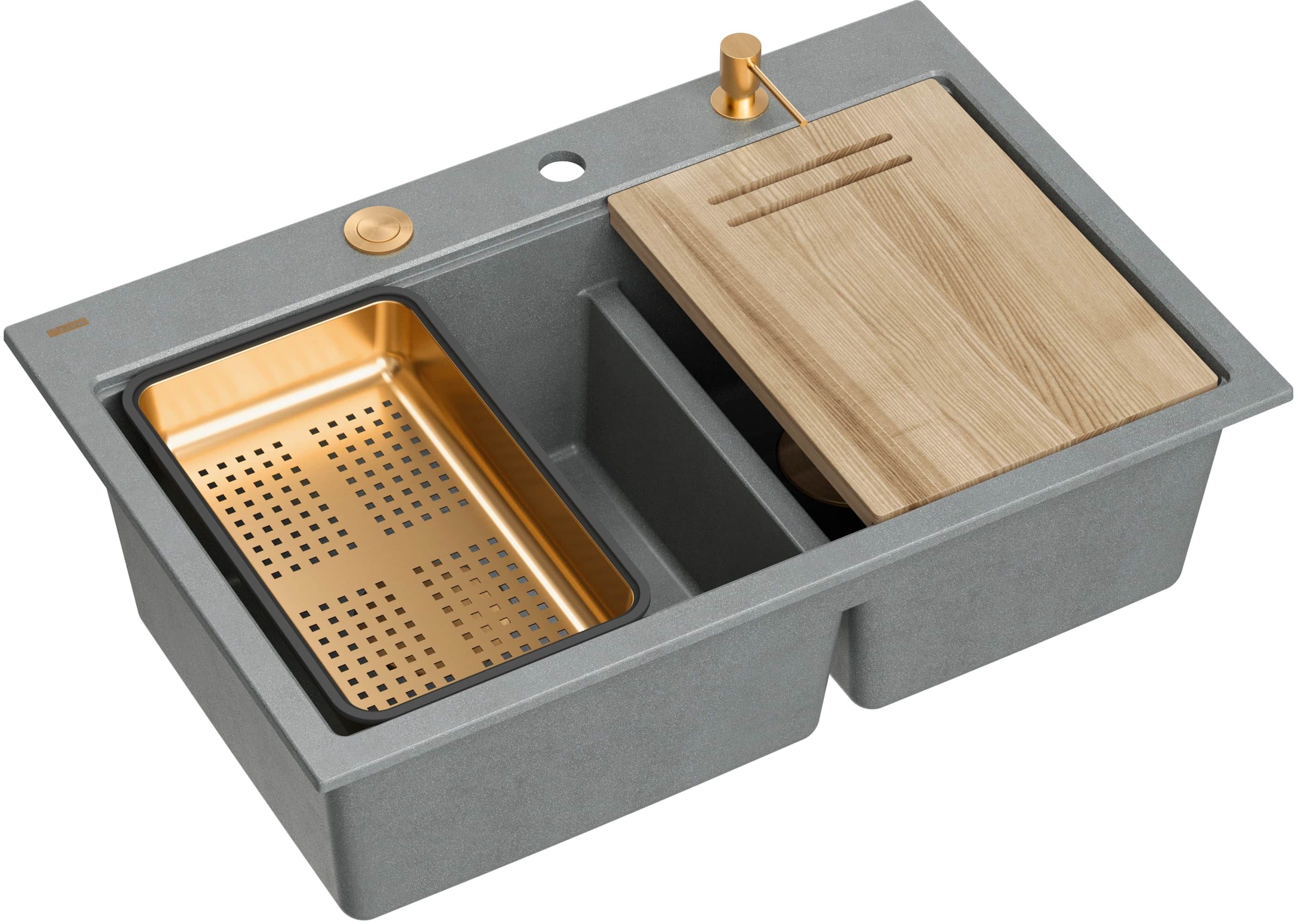 Quadron Marc 120 drez graniteq 76x50 cm sivá/grafitová/ónyxová HQC7650U5_PVDC1