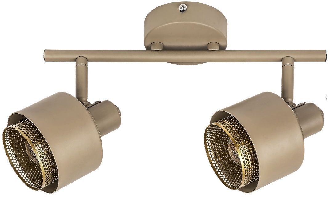 Rabalux Fedora stropné svietidlo 2x40 W zlatá-hnedá 3548