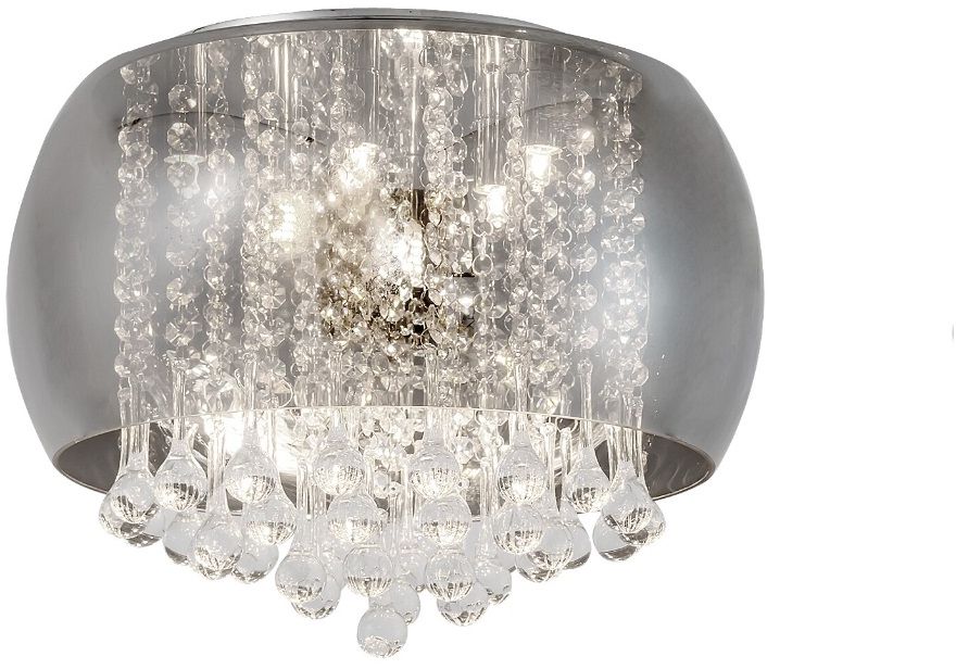 Rabalux Ninelle stropné svietidlo 6x40 W chrómová-dymová 3598