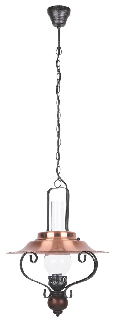 Rabalux Enna závesné svietidlo 1x60 W čierna-medená 7870