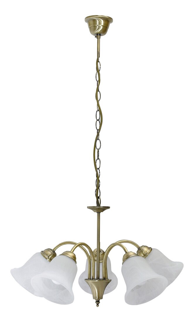 Rabalux Francesca závesné svietidlo 5x40 W biela-hnedá 7375