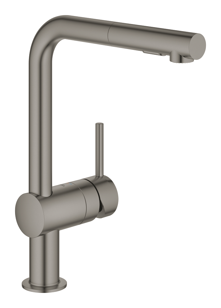 Grohe Minta kuchynská batéria stojánková Brushed Hard Graphite 30274AL0
