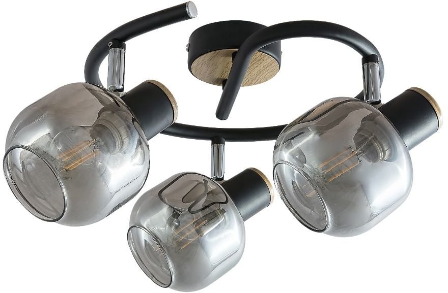 Rabalux Salazar stropné svietidlo 3x40 W dymová 5399