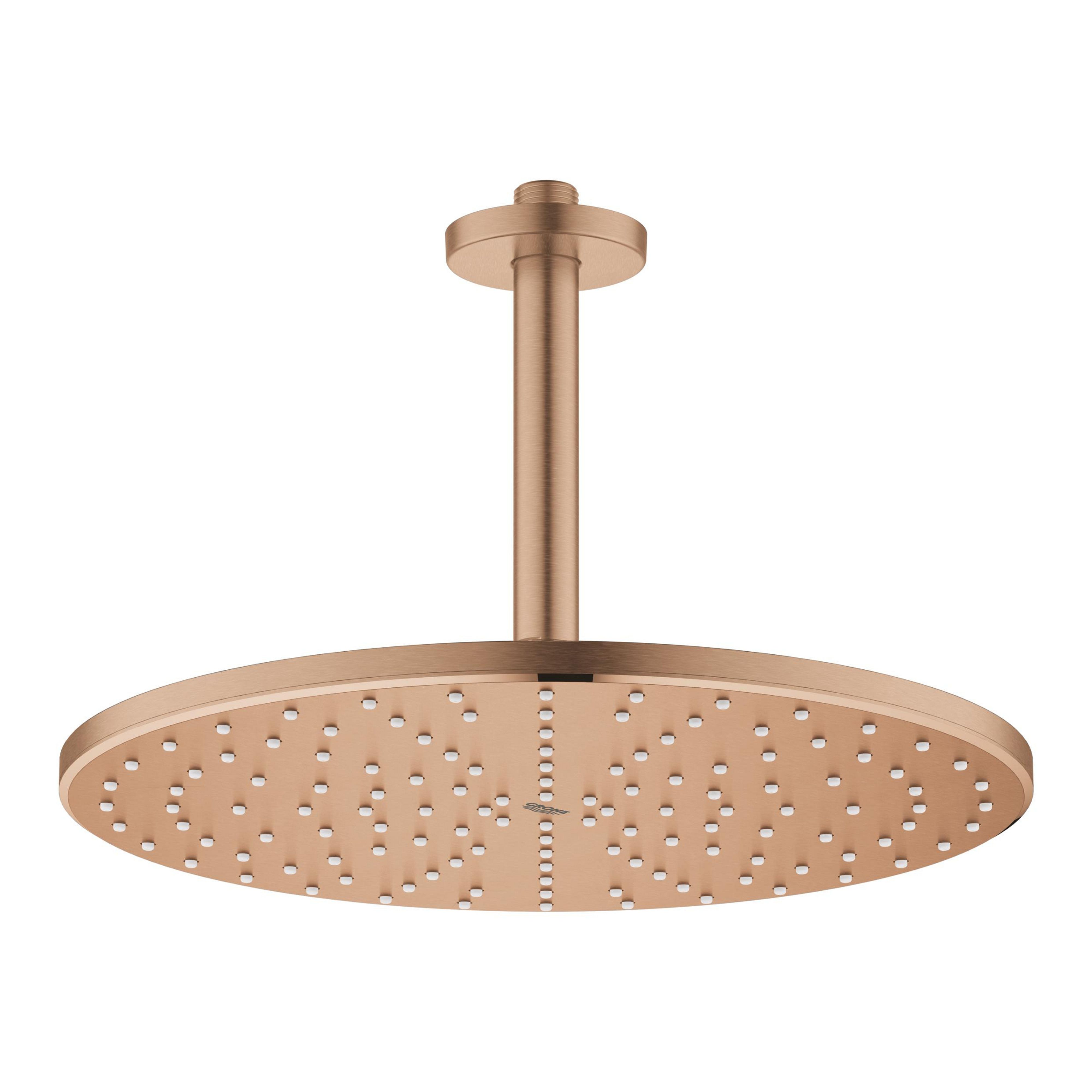 Grohe Rainshower horná sprcha so sprchovacím ramenom 31x31 cm okrúhly Brushed Warm Sunset 26560DL0