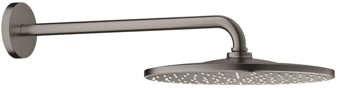 Grohe Rainshower horná sprcha so sprchovacím ramenom 31x31 cm okrúhly Brushed Hard Graphite 26558AL0