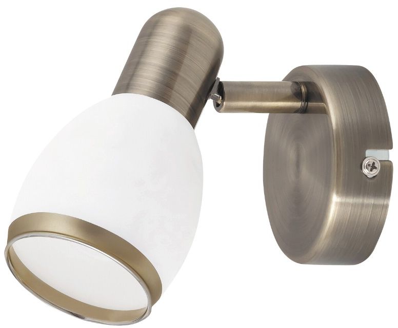 Rabalux Elite nástenná lampa 1x40 W biela-hnedá 5970