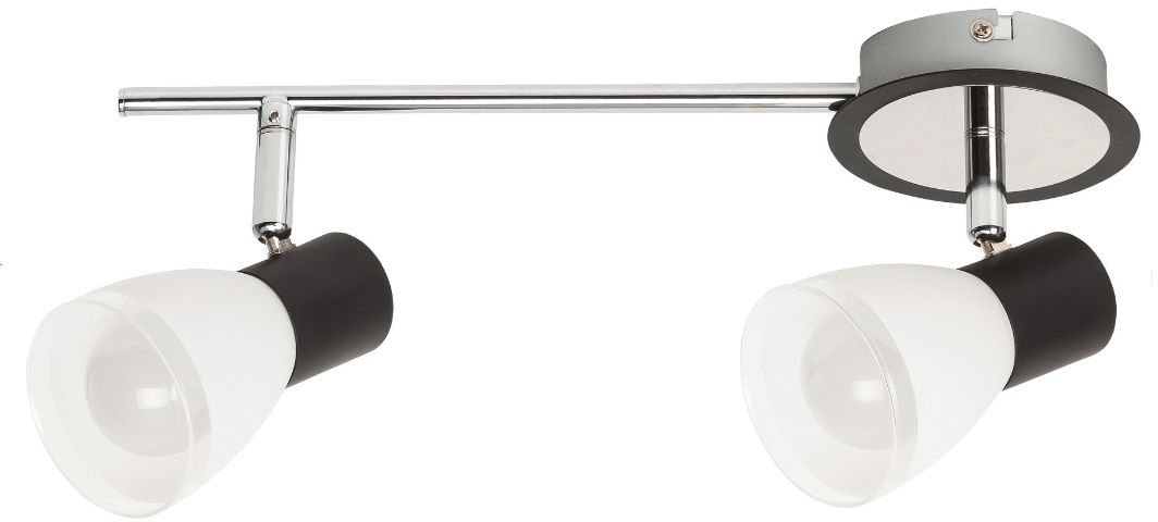 Rabalux Ati stropné svietidlo 2x40 W biela-čierna 5977