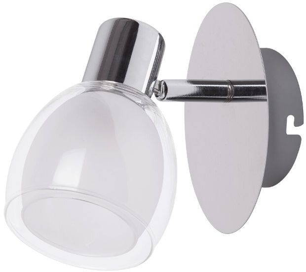Rabalux Dave nástenná lampa 1x40 W biela-chrómová 6835