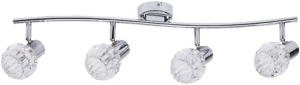 Rabalux Lauren stropné svietidlo 4x40 W chrómová-priehľadná 6094