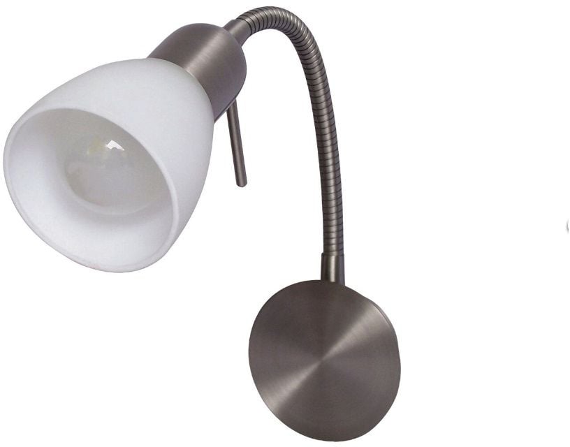 Rabalux Soma nástenná lampa 1x40 W biela-chrómová-saténová 6300