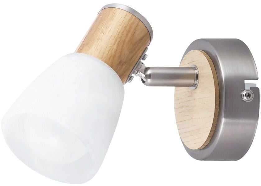 Rabalux Gavin nástenná lampa 1x40 W biela-chrómová-saténová 6486