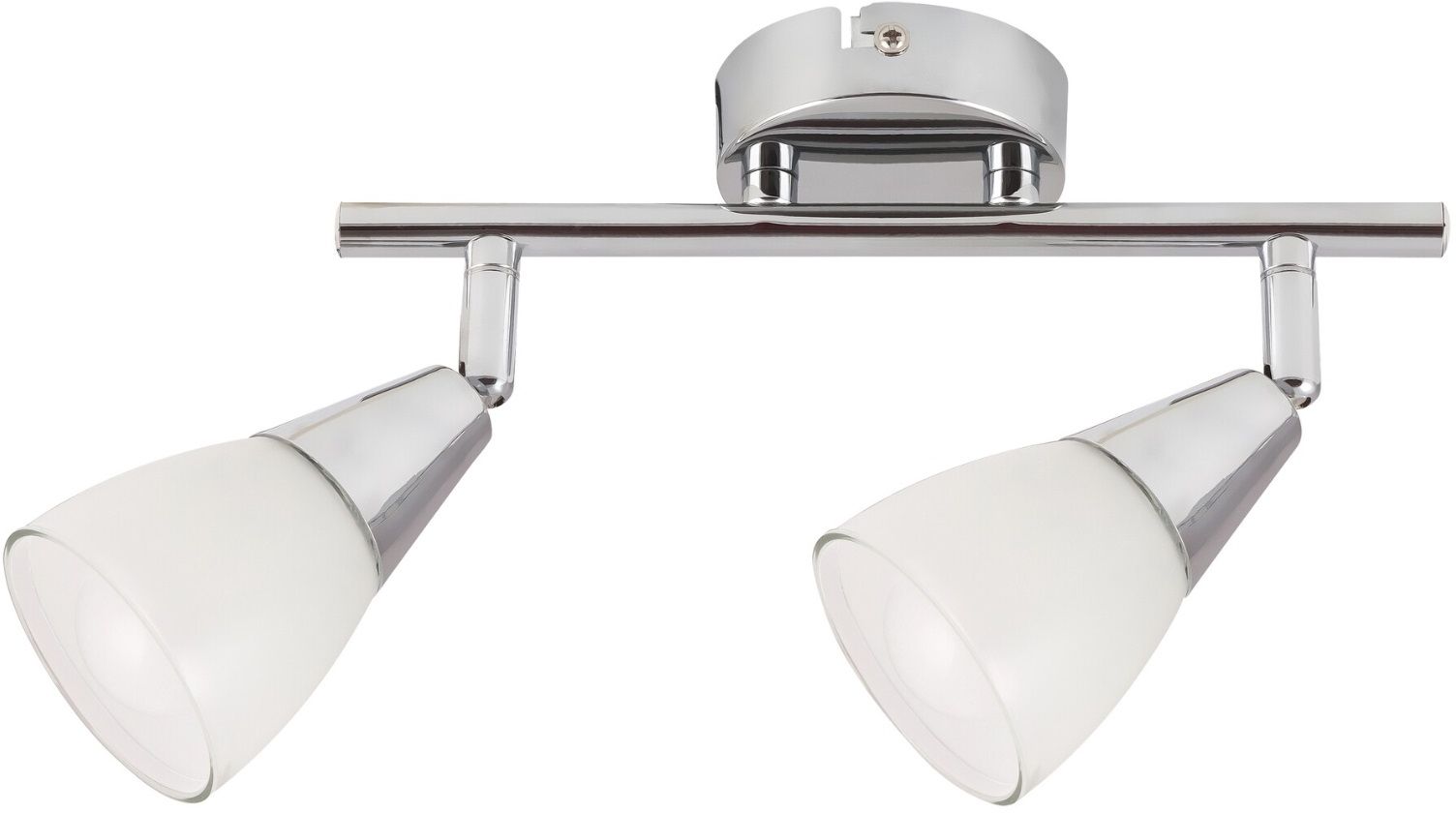 Rabalux Nicolette stropné svietidlo 2x40 W biela-chrómová 6768