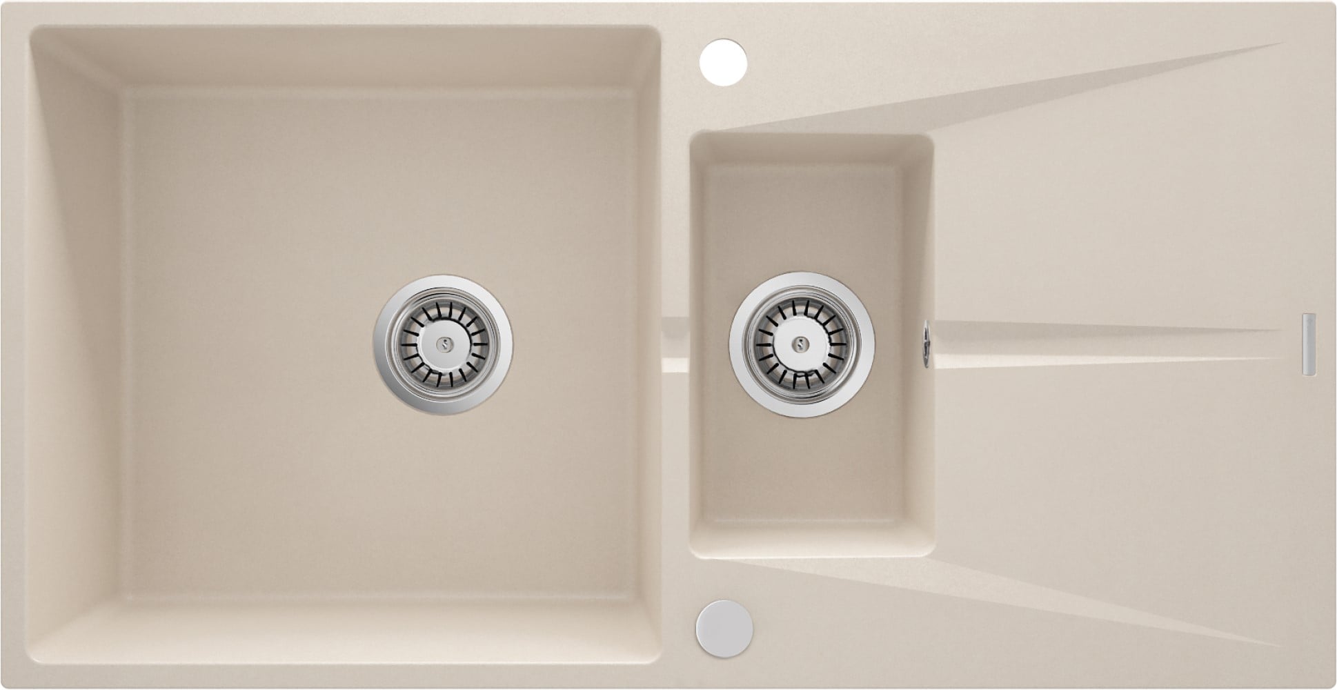 Deante Corio granitový drez 97x50 cm béžová ZRC_5513