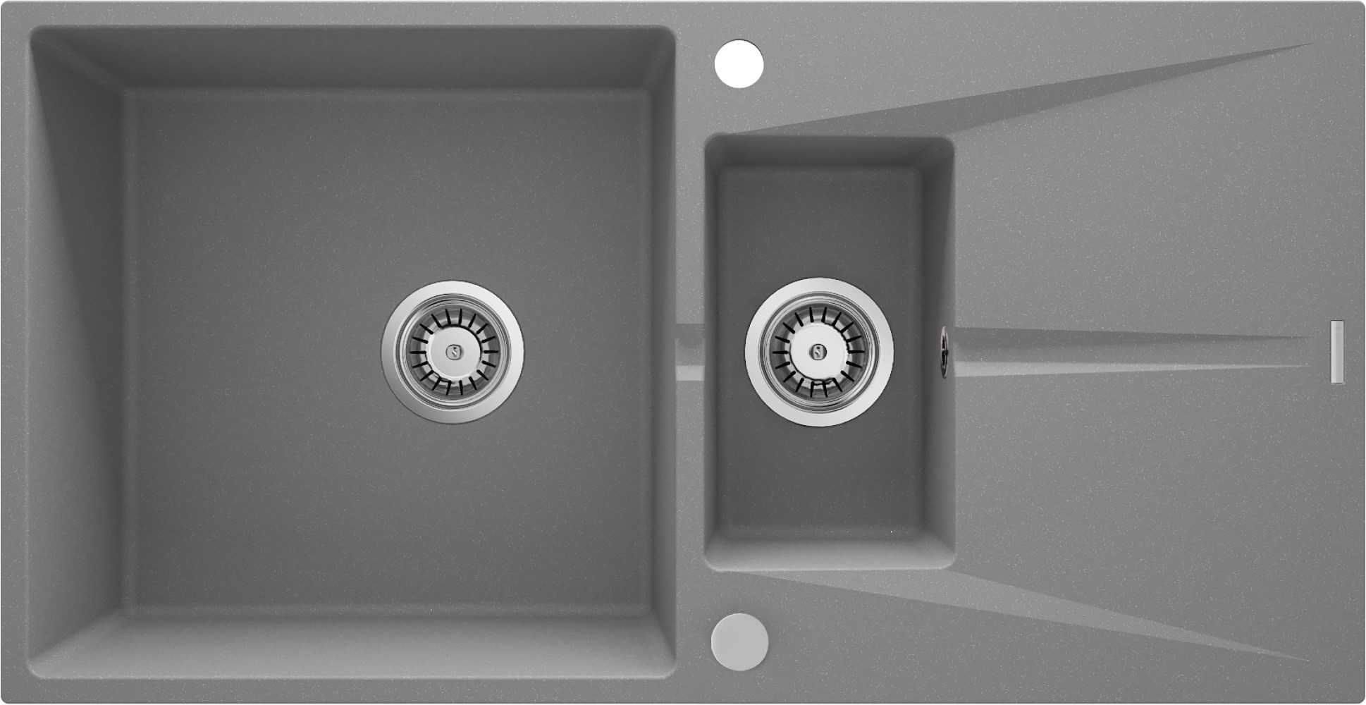 Deante Corio granitový drez 97x50 cm sivá/grafitová/ónyxová ZRC_S513