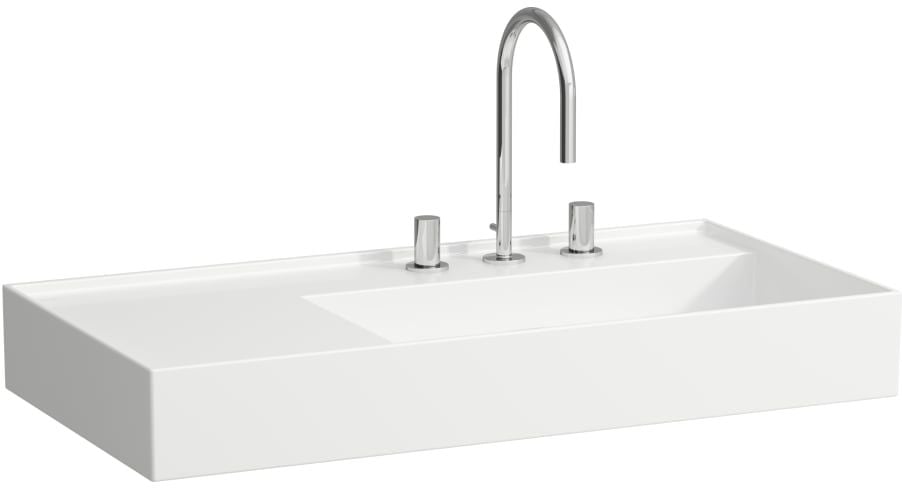Laufen Kartell umývadlo 90x46 cm obdĺžnik biela lesklá H8103390001581