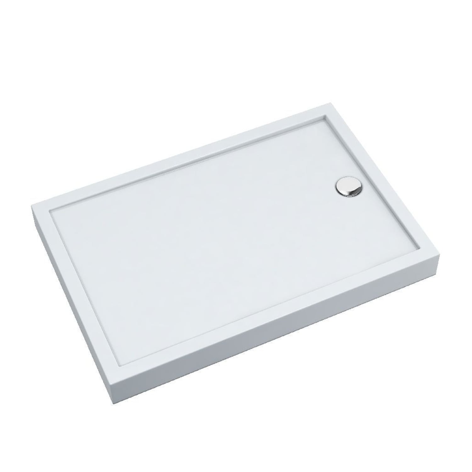 Schedline Cameron Smooth White obdĺžniková sprchová vanička 100x90 cm biela 3ST.C2P-90100